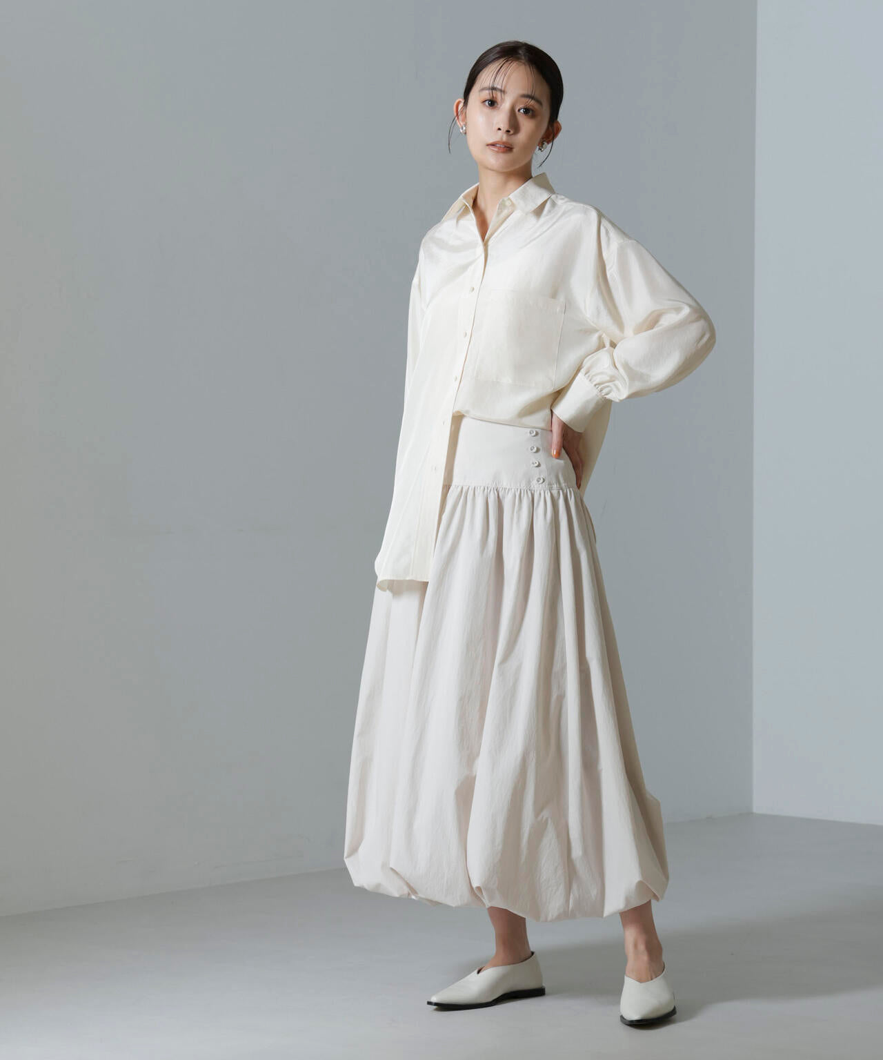 タフタバルーンスカート 6694230317