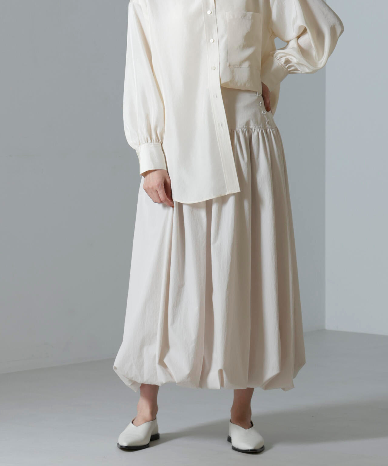 タフタバルーンスカート 6694230317