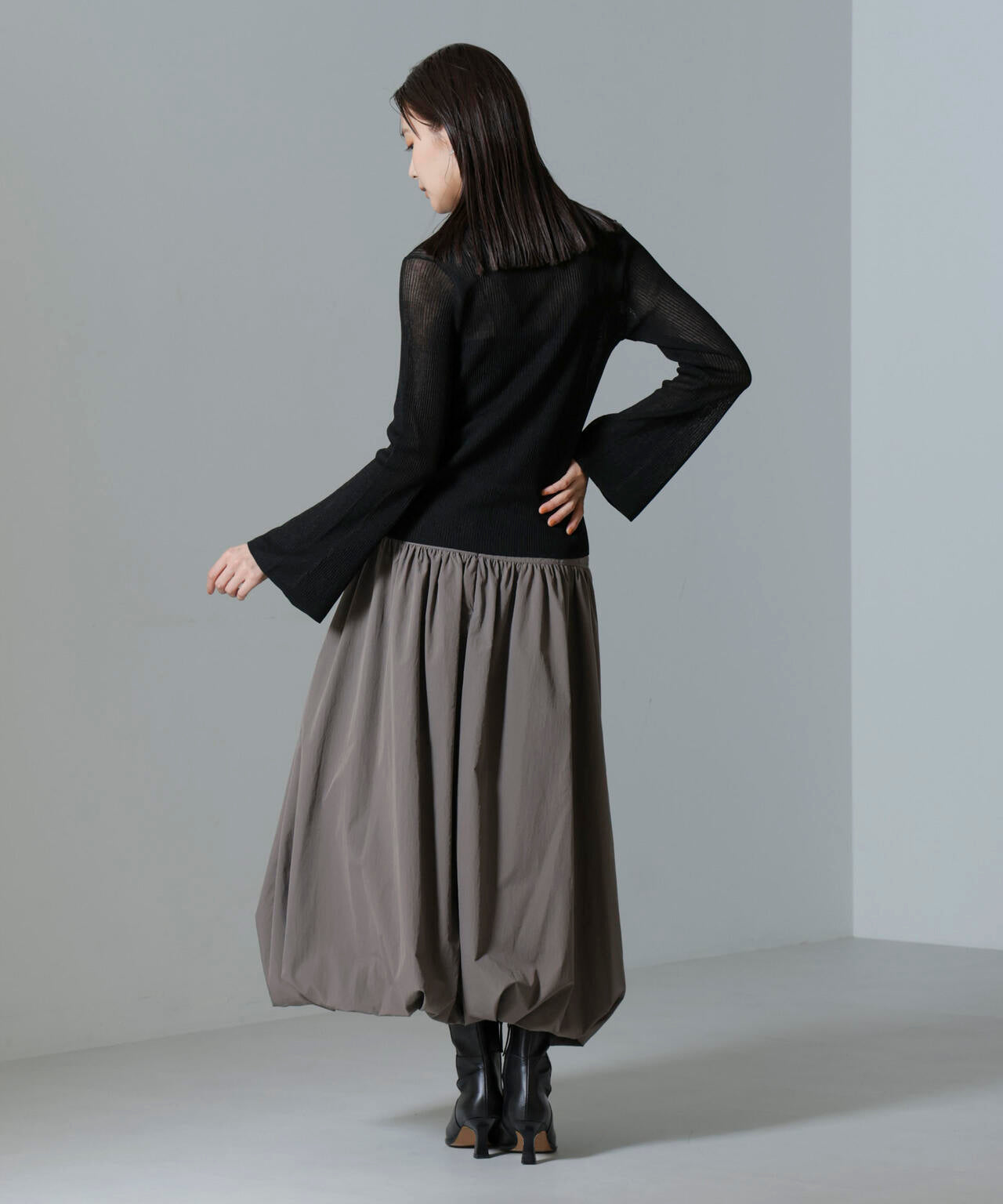 タフタバルーンスカート 6694230317