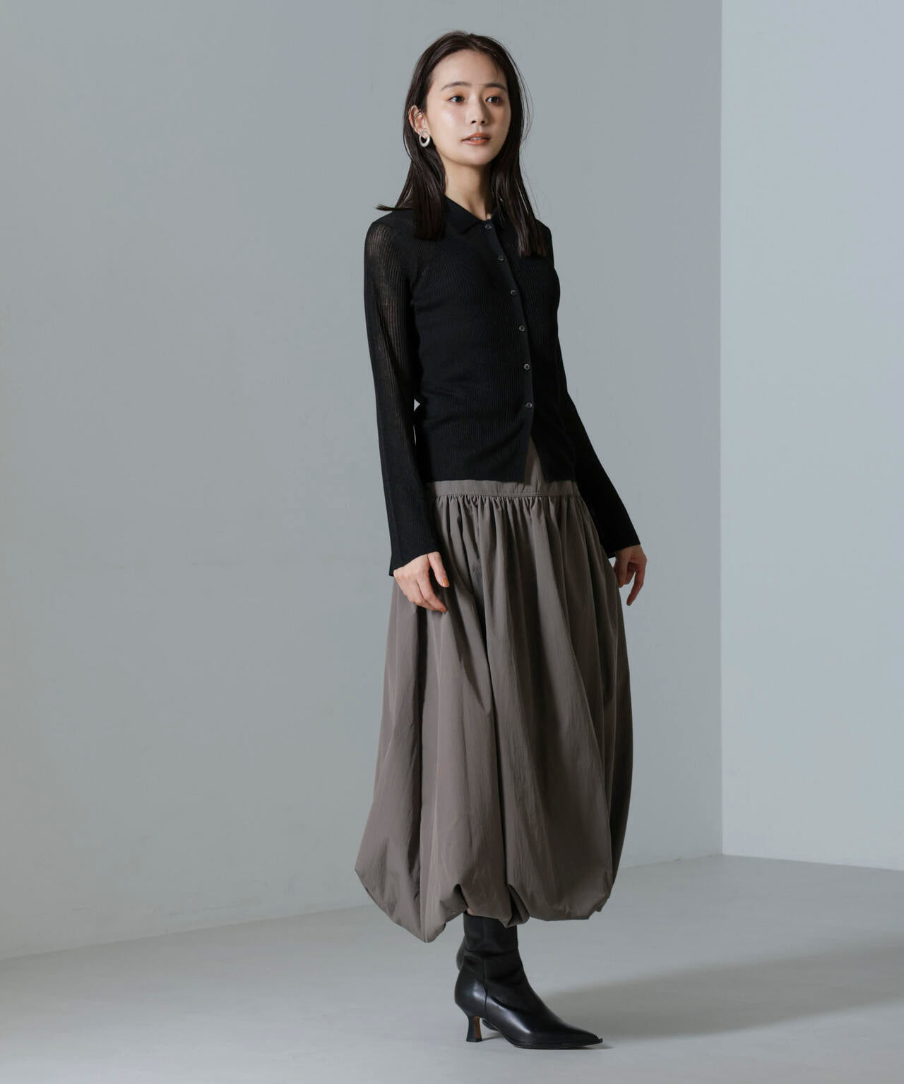 タフタバルーンスカート 6694230317