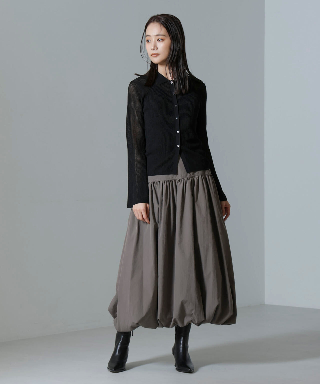 タフタバルーンスカート 6694230317