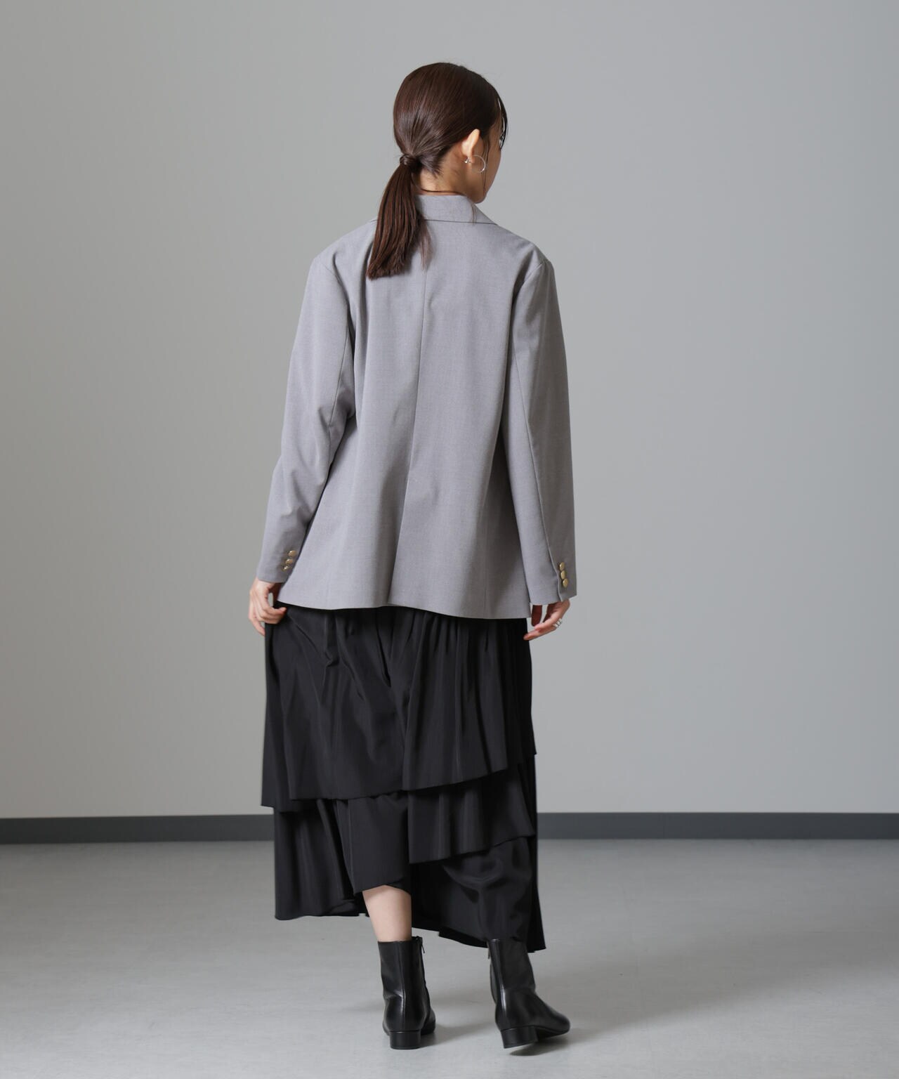 オーバーラップティアードスカート 6694230320