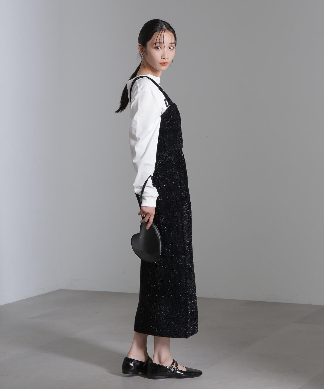 ラメシャギーニットスカート(セットアップ可) 6694230321