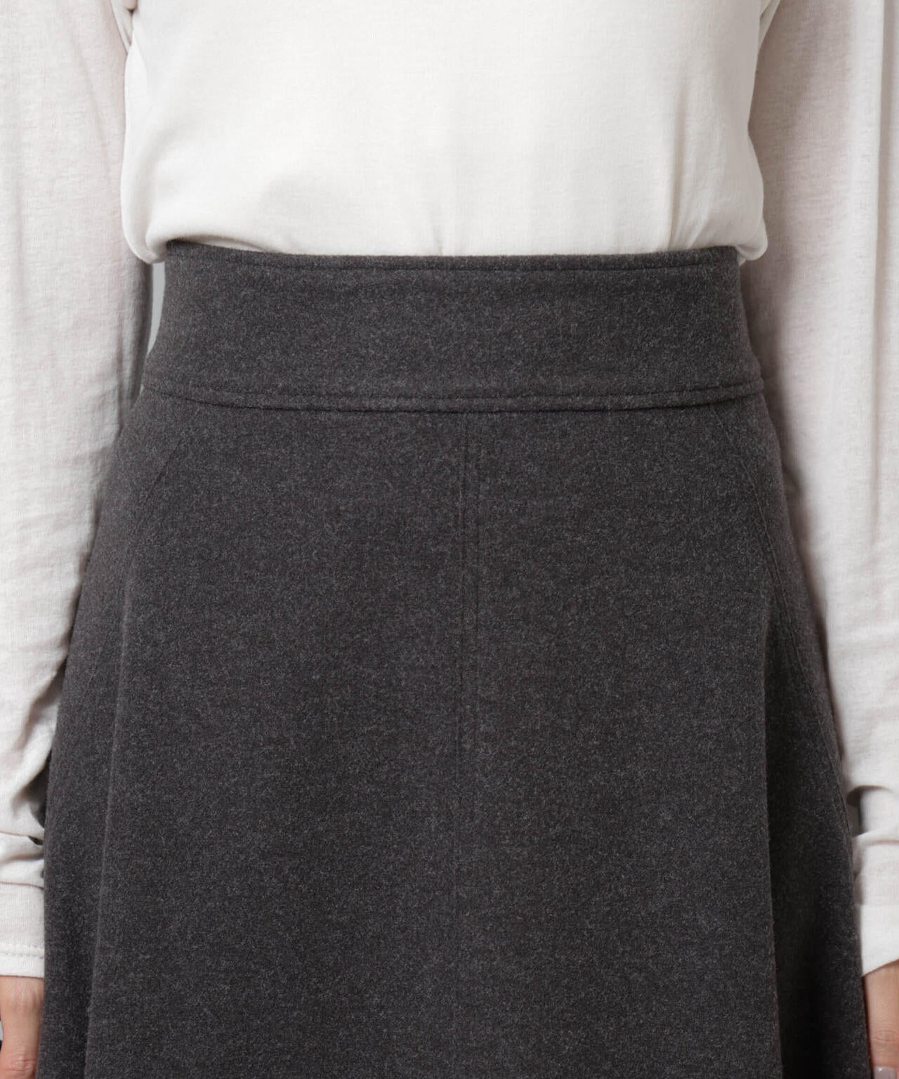 ニードルジャージーフレアスカート 6694230322