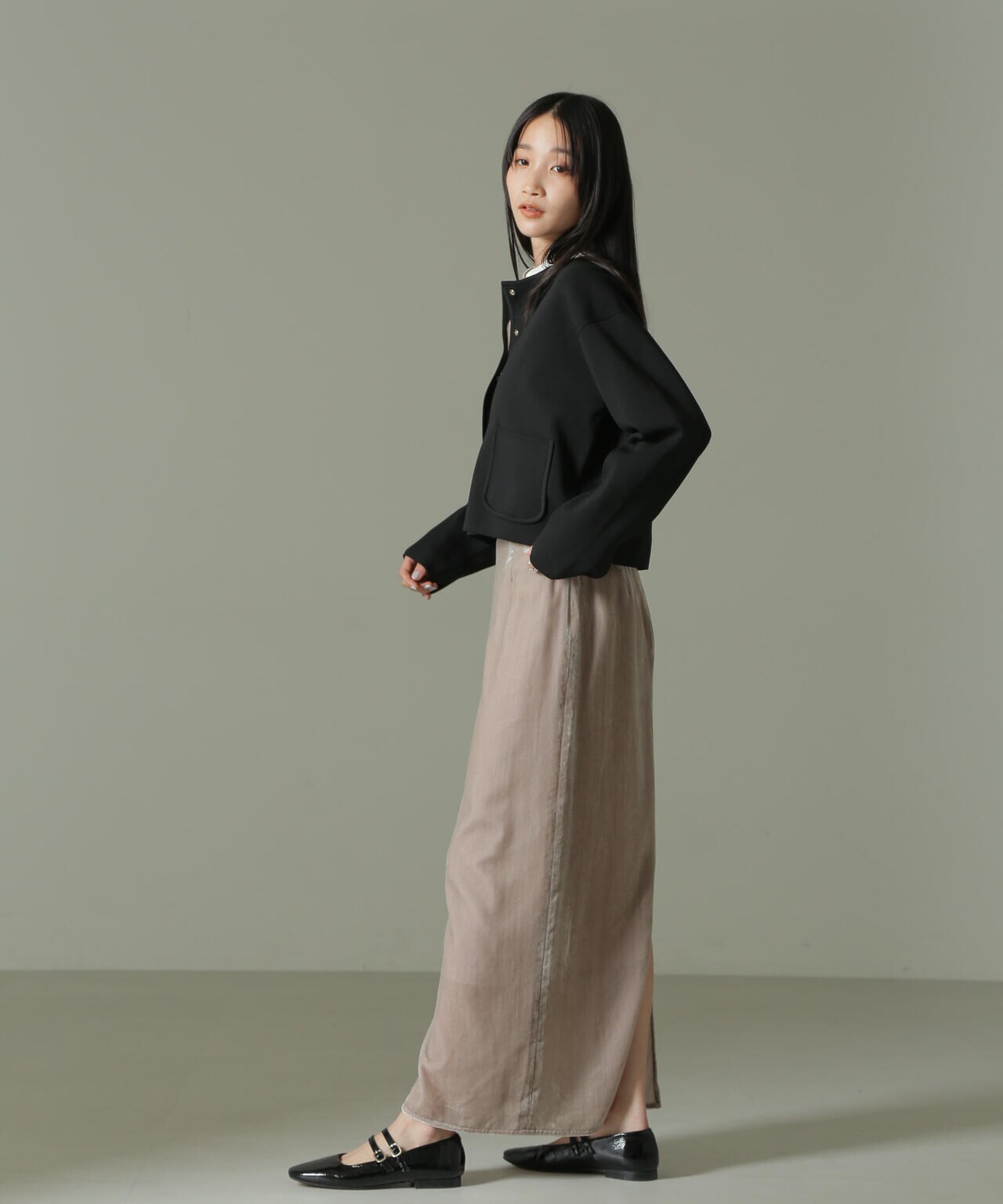 ベロアナロースカート 6694230331