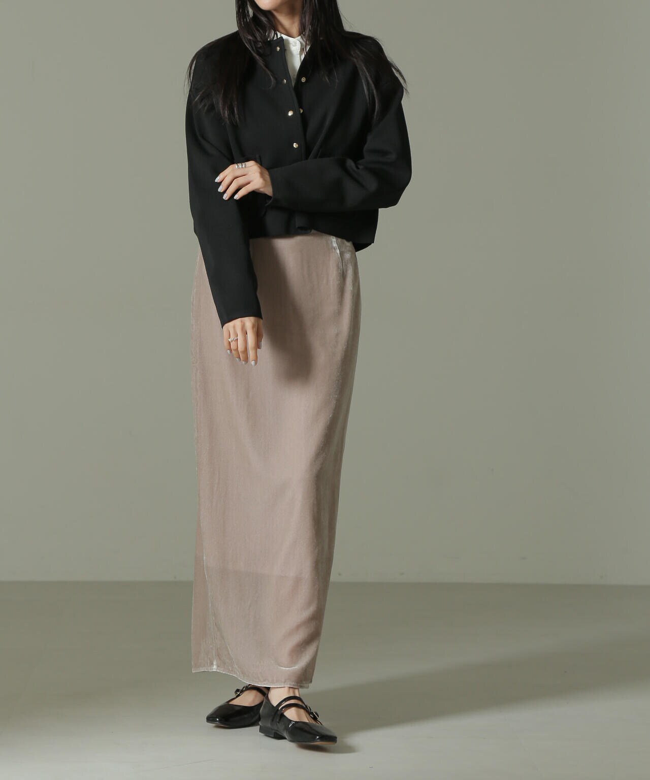 ベロアナロースカート 6694230331