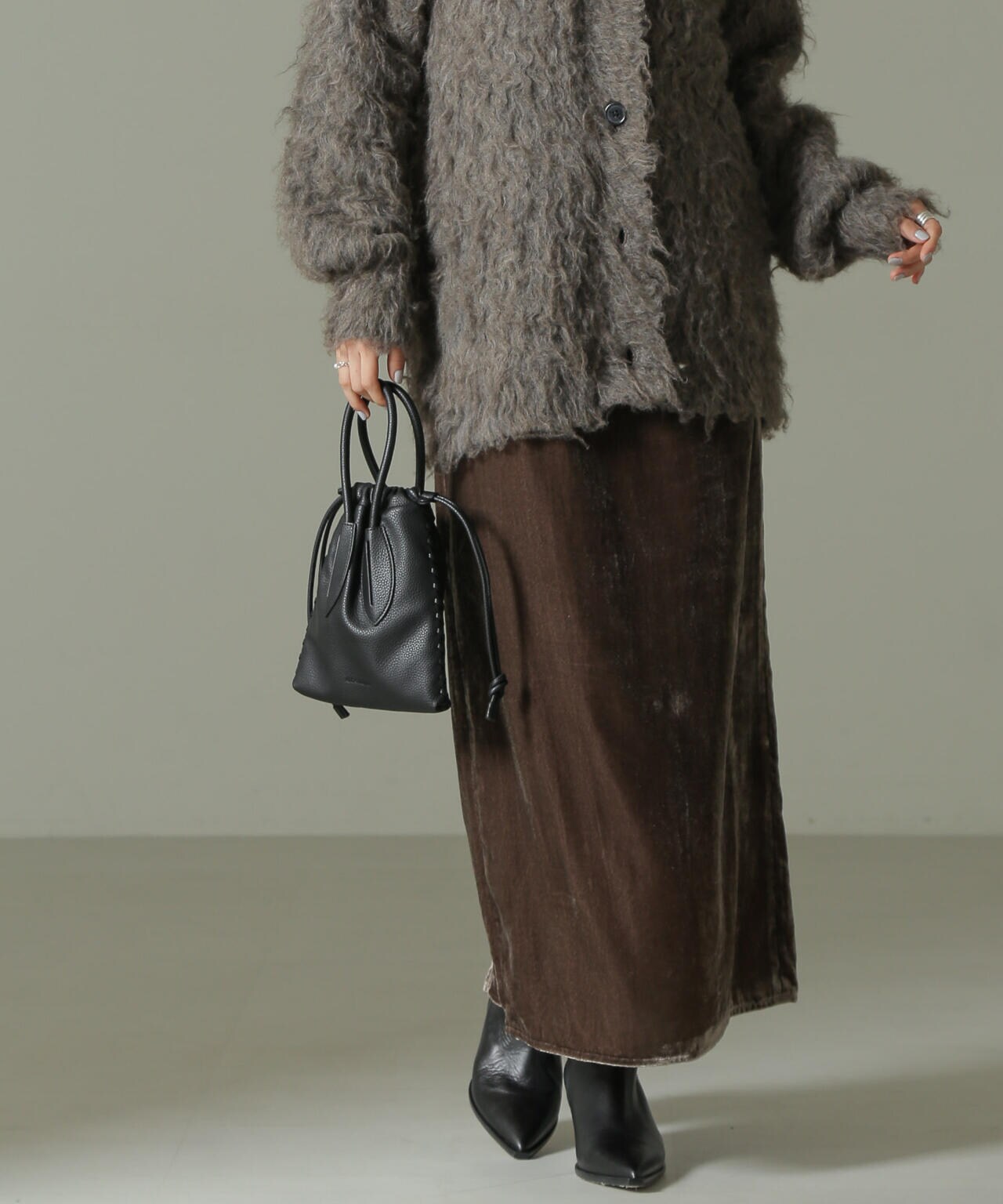 ベロアナロースカート 6694230331