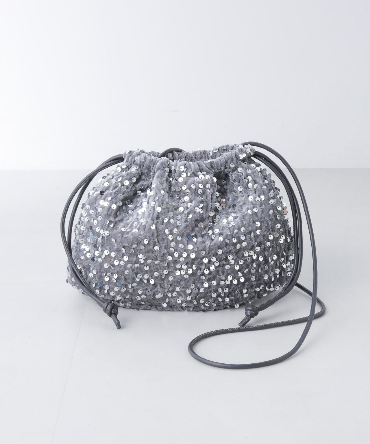 スパンコール巾着バッグ 6694232302