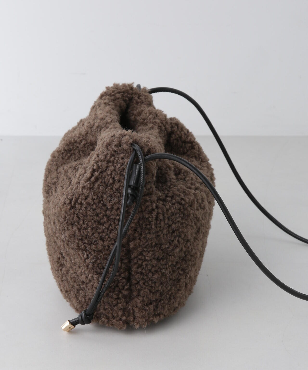 フェイクファー巾着バッグ 6694232303