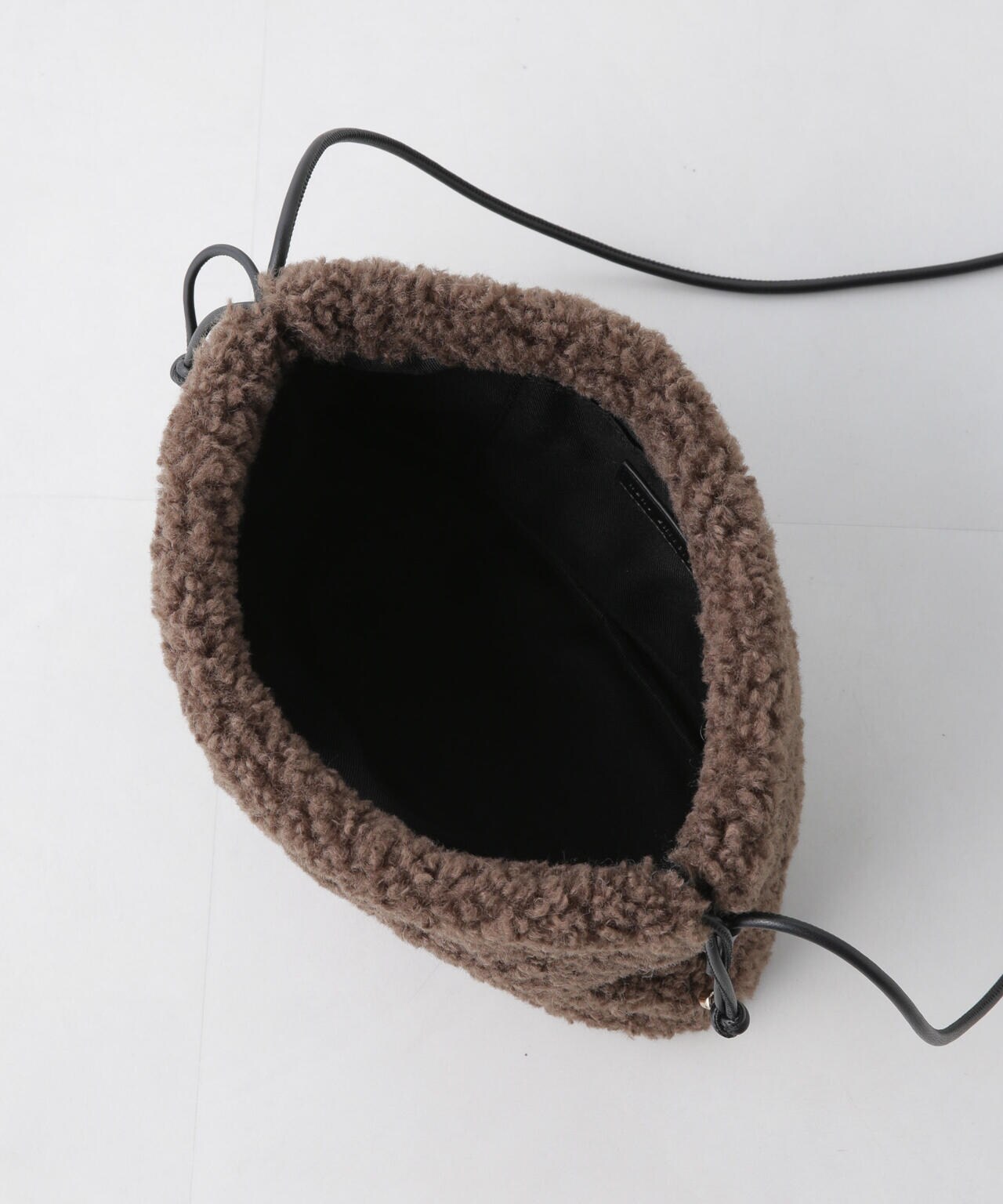 フェイクファー巾着バッグ 6694232303