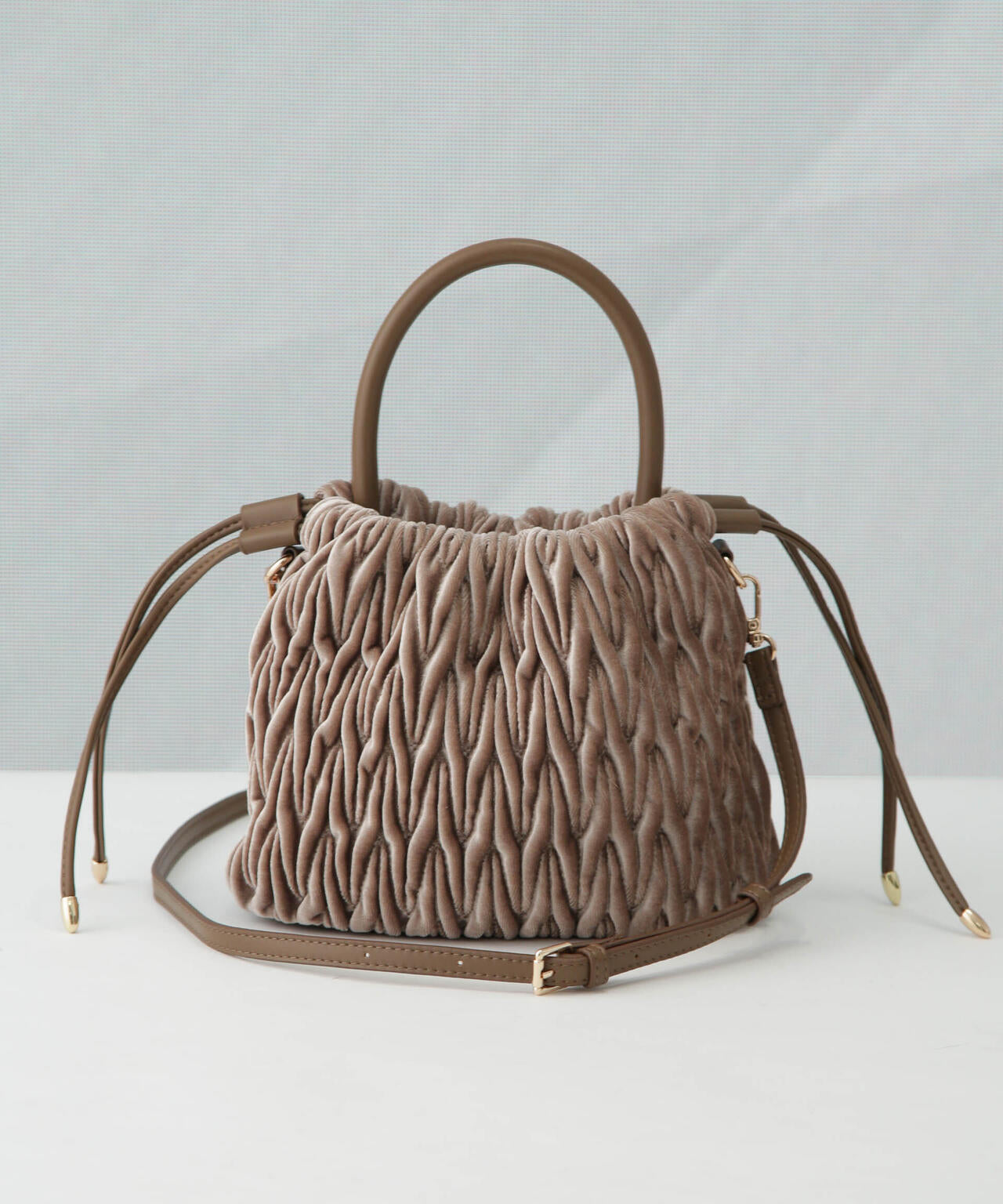 ベロアキルティングバッグ 6694232309