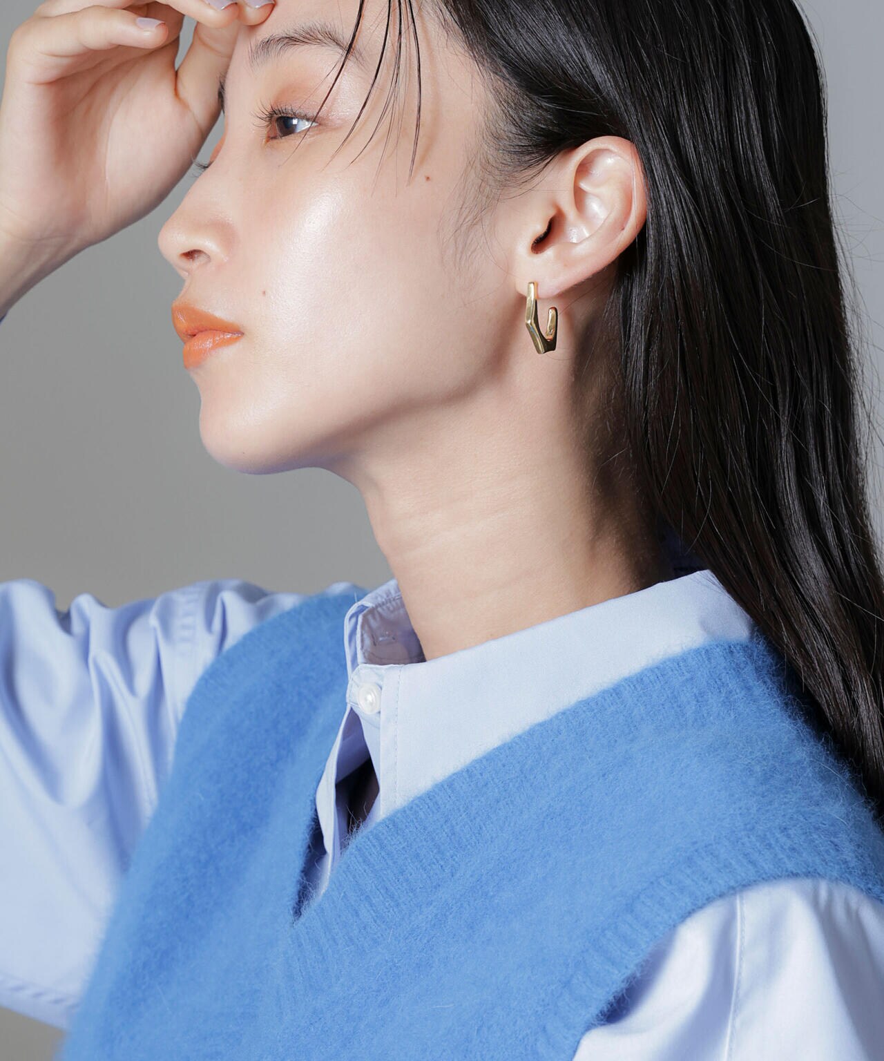 スクエアカットピアス 6694245303