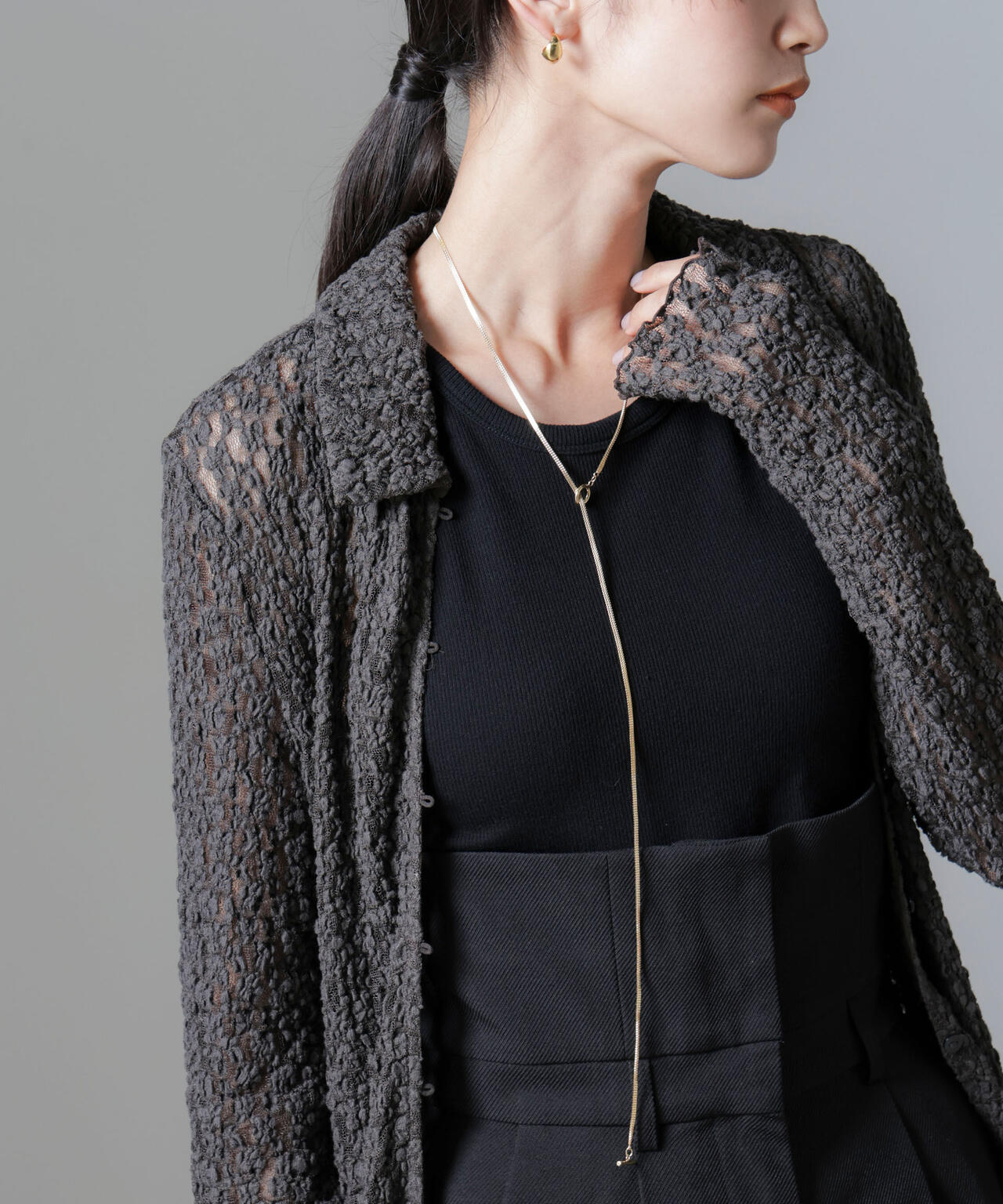 Tバーラリエットネックレス 6694246301