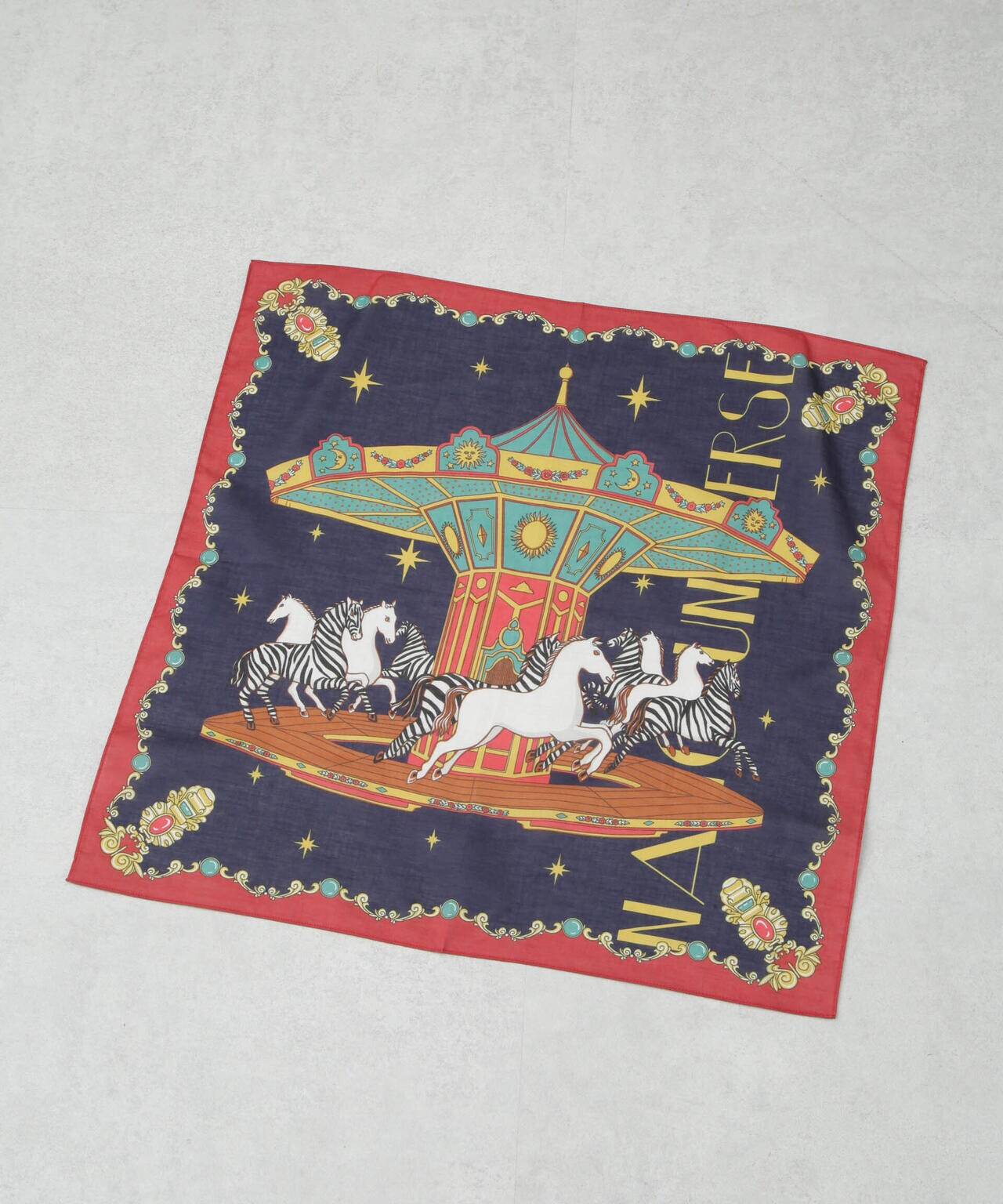 コットンプリントハンカチ 6694253419