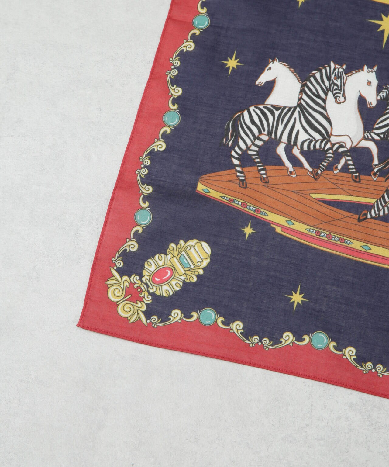 コットンプリントハンカチ 6694253419