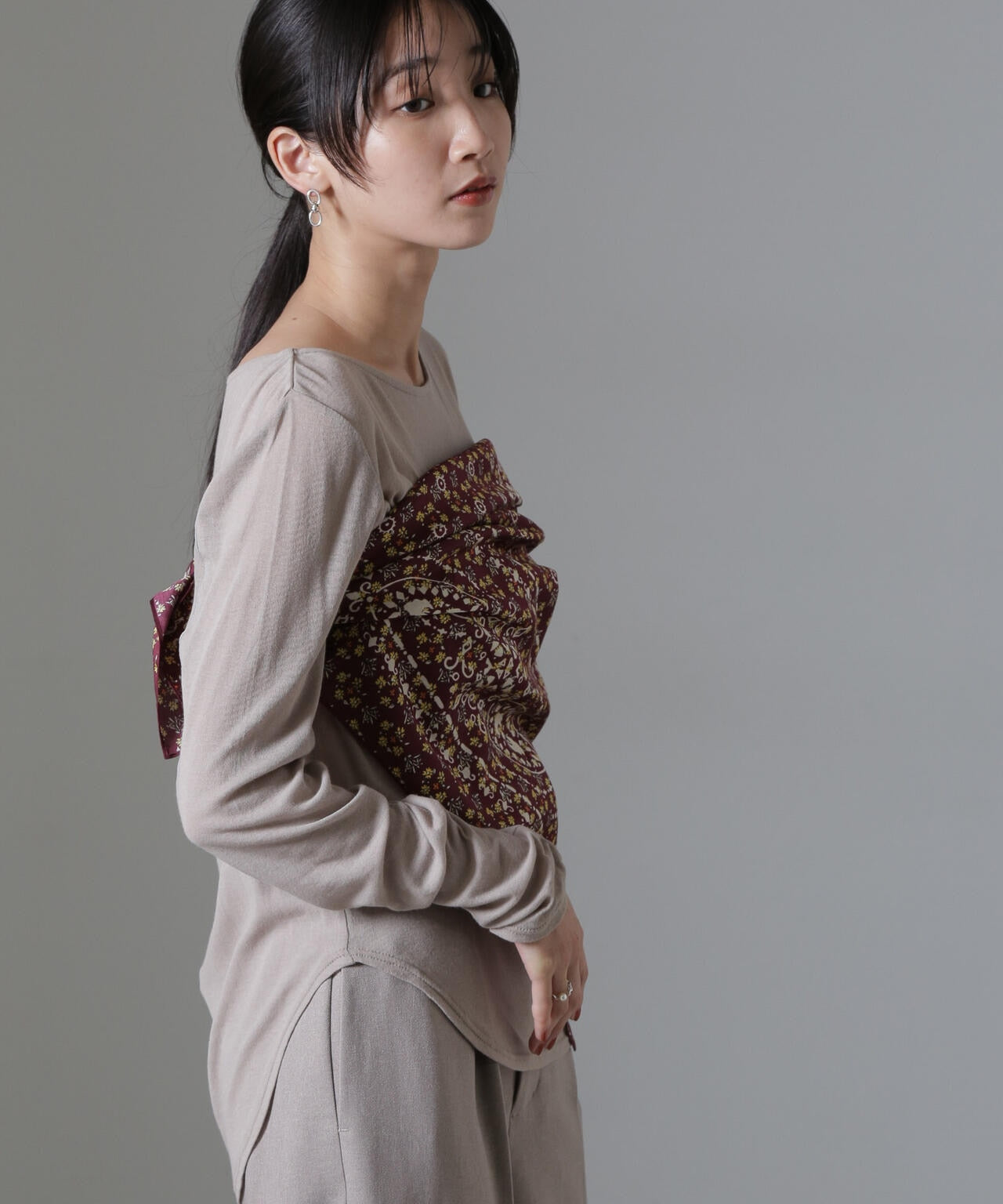 バンダナ柄フラワースカーフ 6694253420