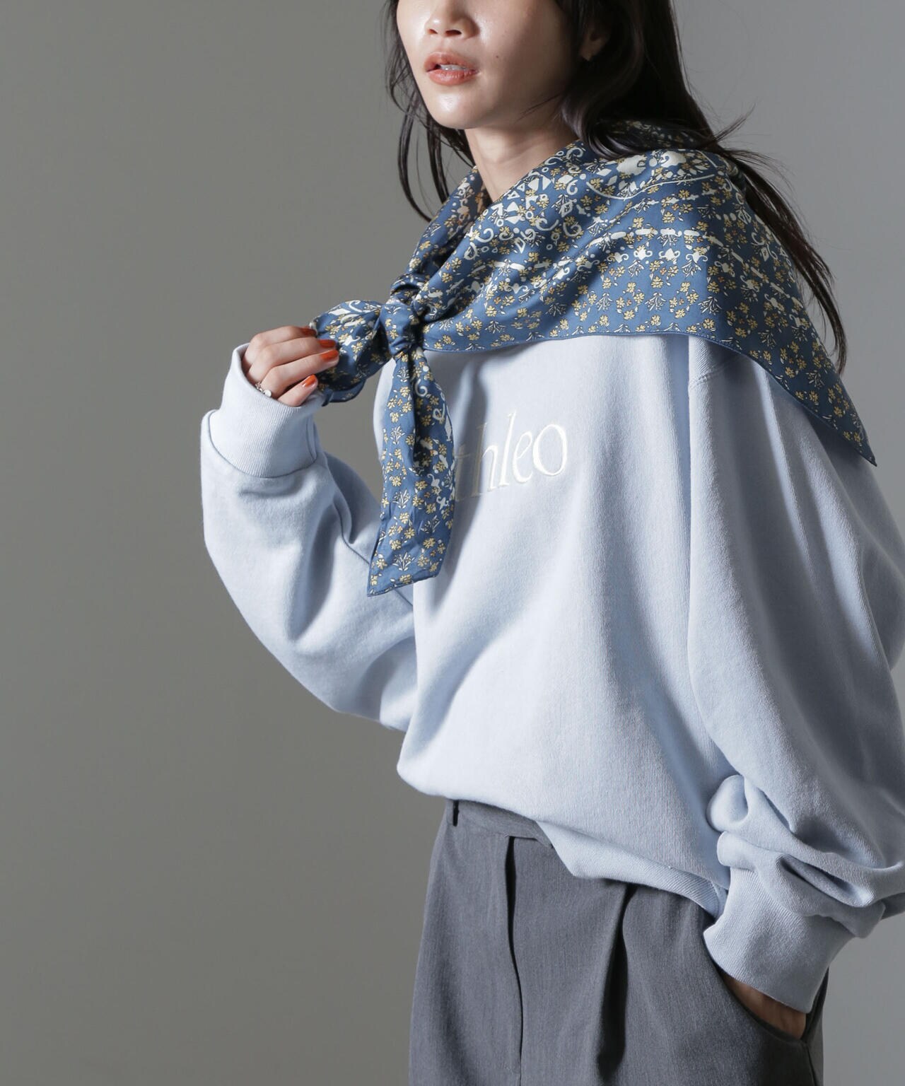 バンダナ柄フラワースカーフ 6694253420