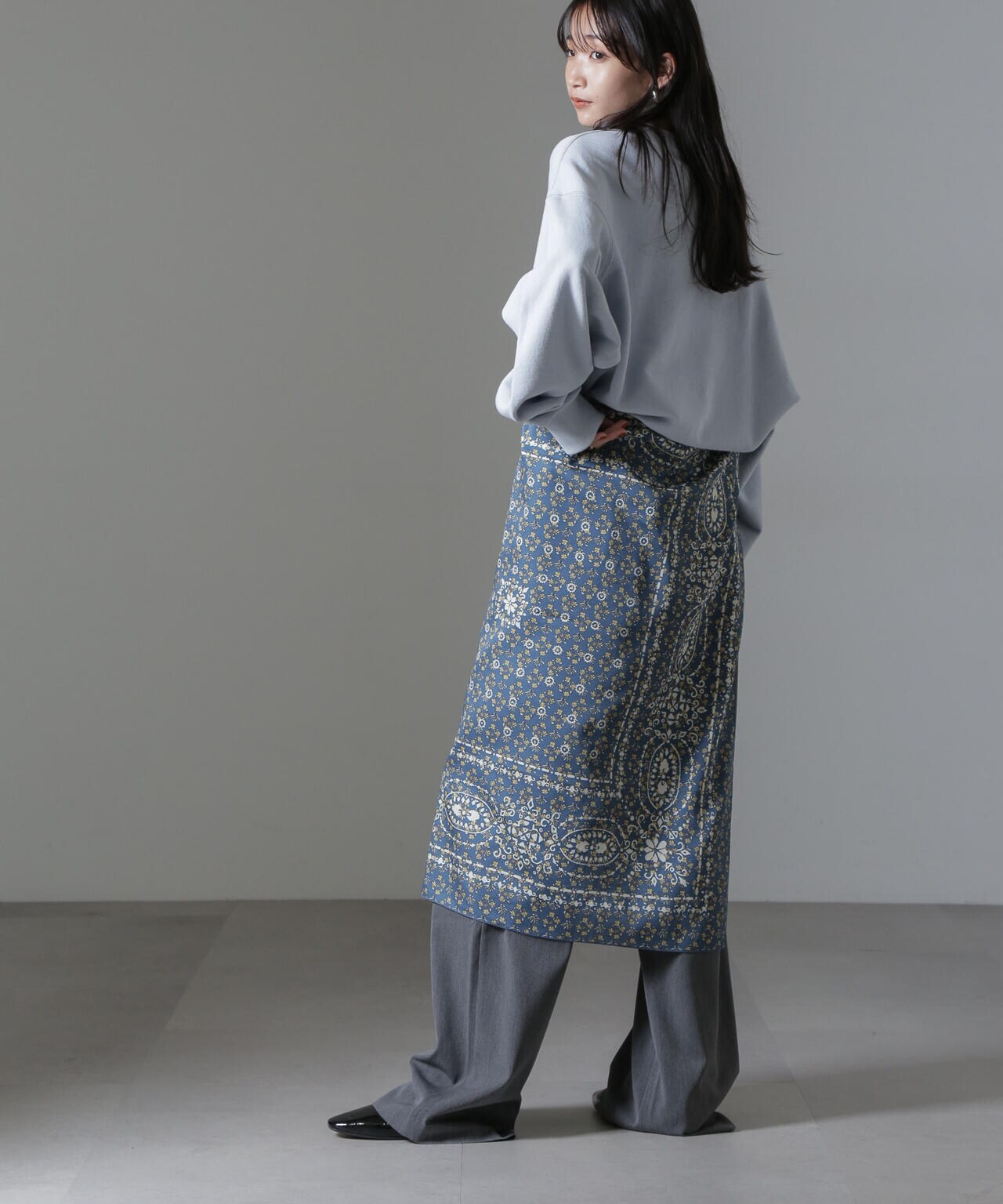 バンダナ柄フラワースカーフ 6694253420