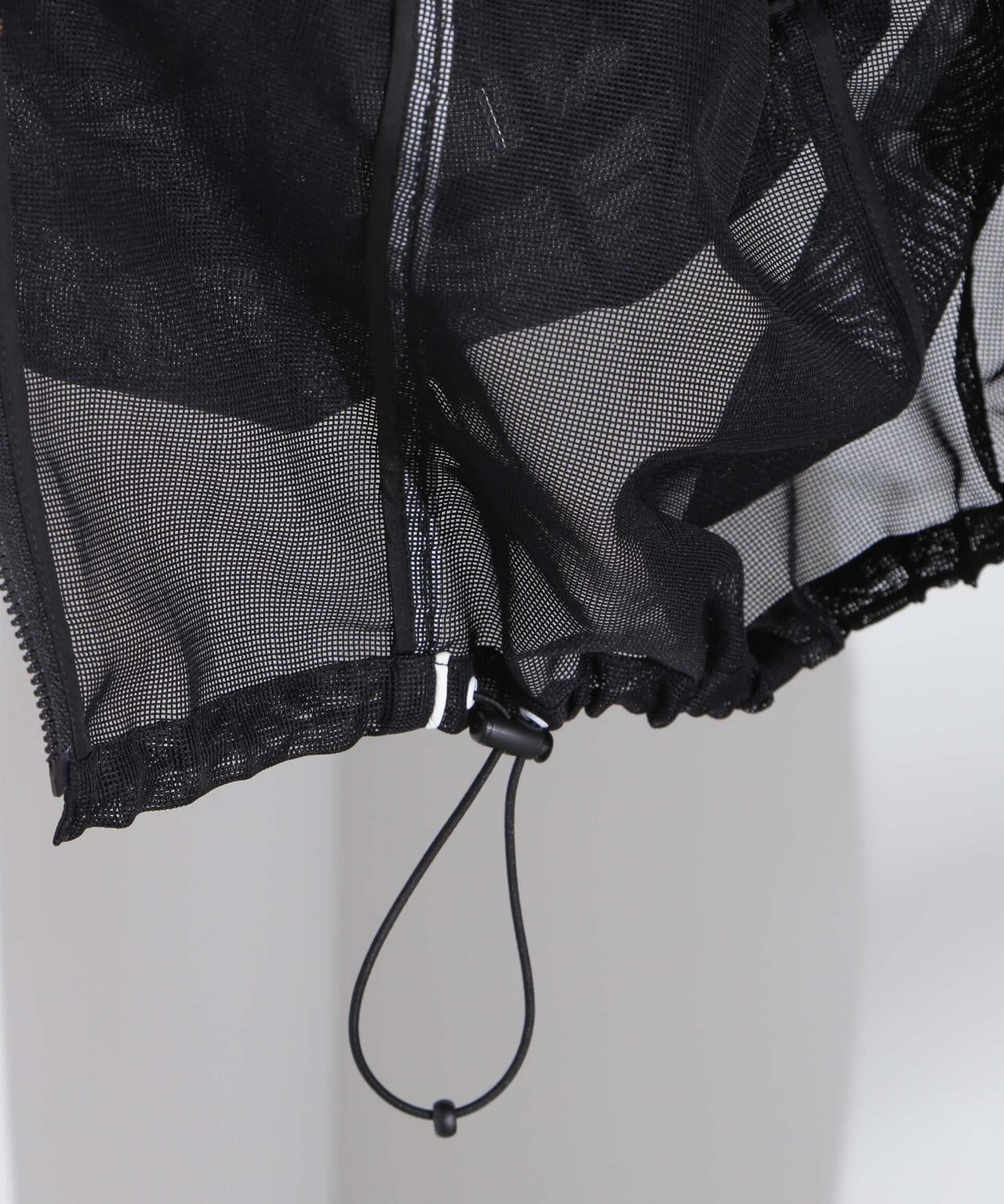 配色パイピングメッシュブルゾン 6695112305