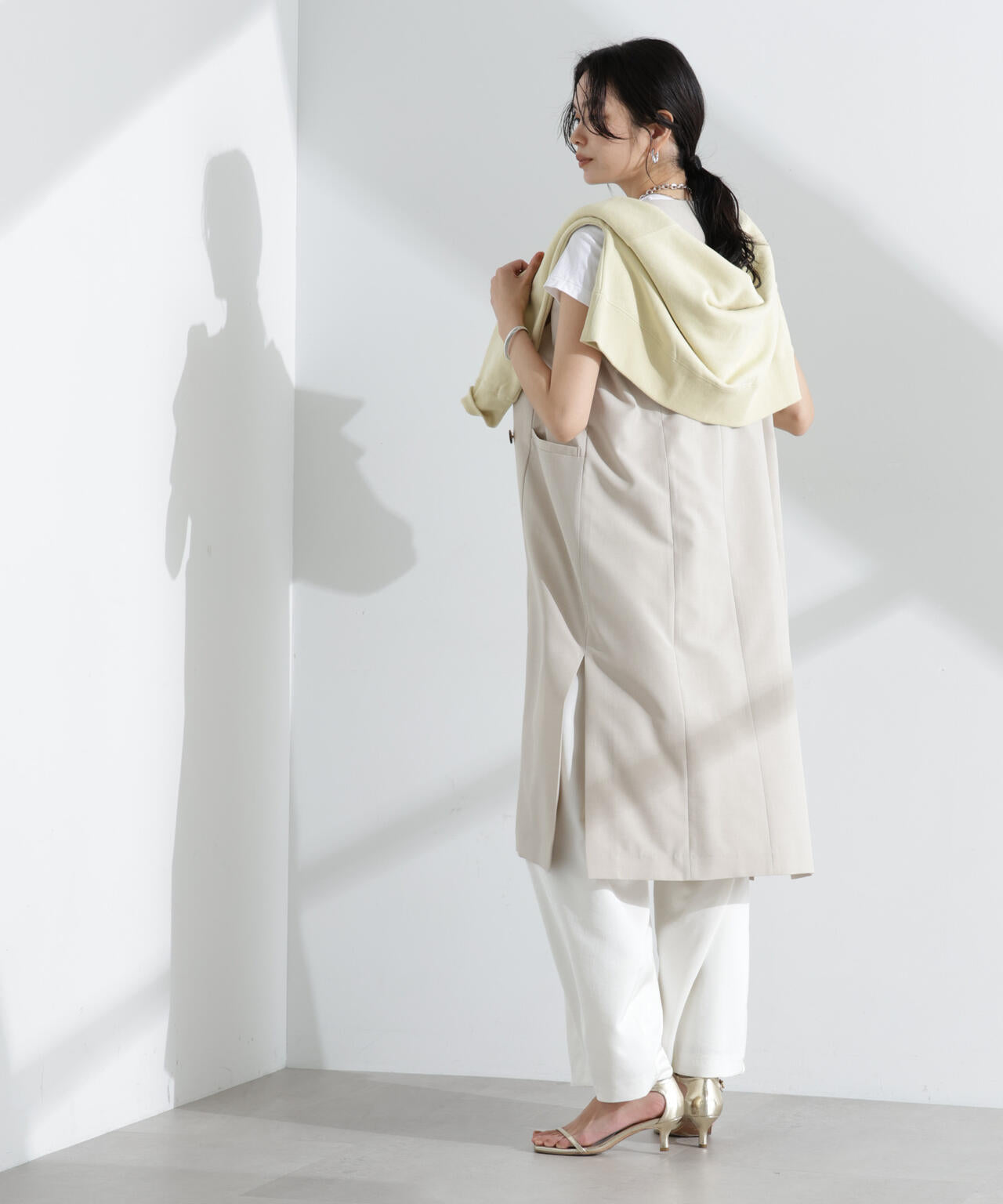 ライトファンクション ロングダブルジレ(セットアップ可) 6695116301