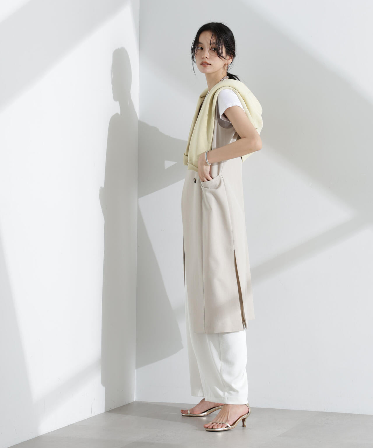 ライトファンクション ロングダブルジレ(セットアップ可) 6695116301