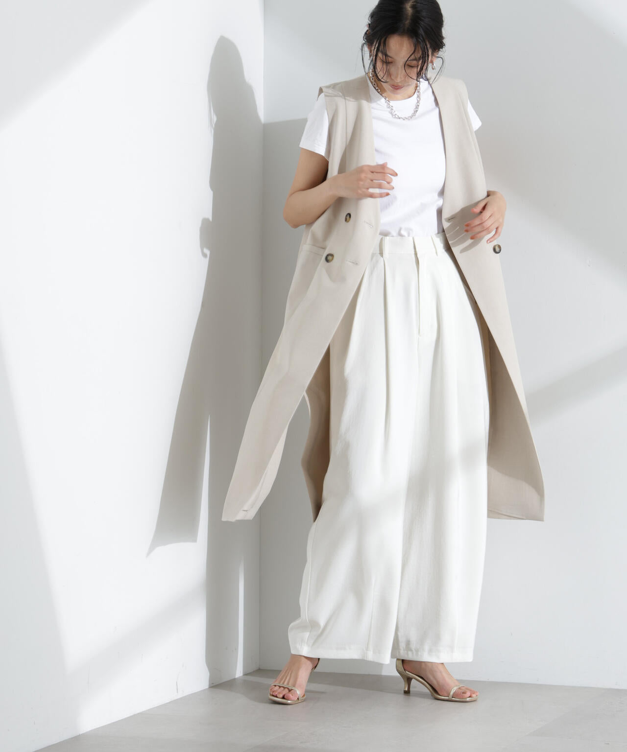 ライトファンクション ロングダブルジレ(セットアップ可) 6695116301