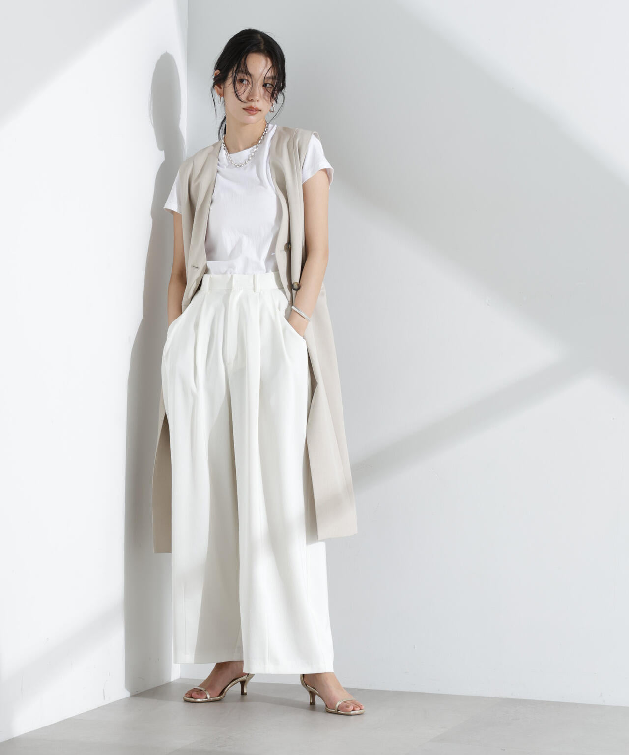 ライトファンクション ロングダブルジレ(セットアップ可) 6695116301