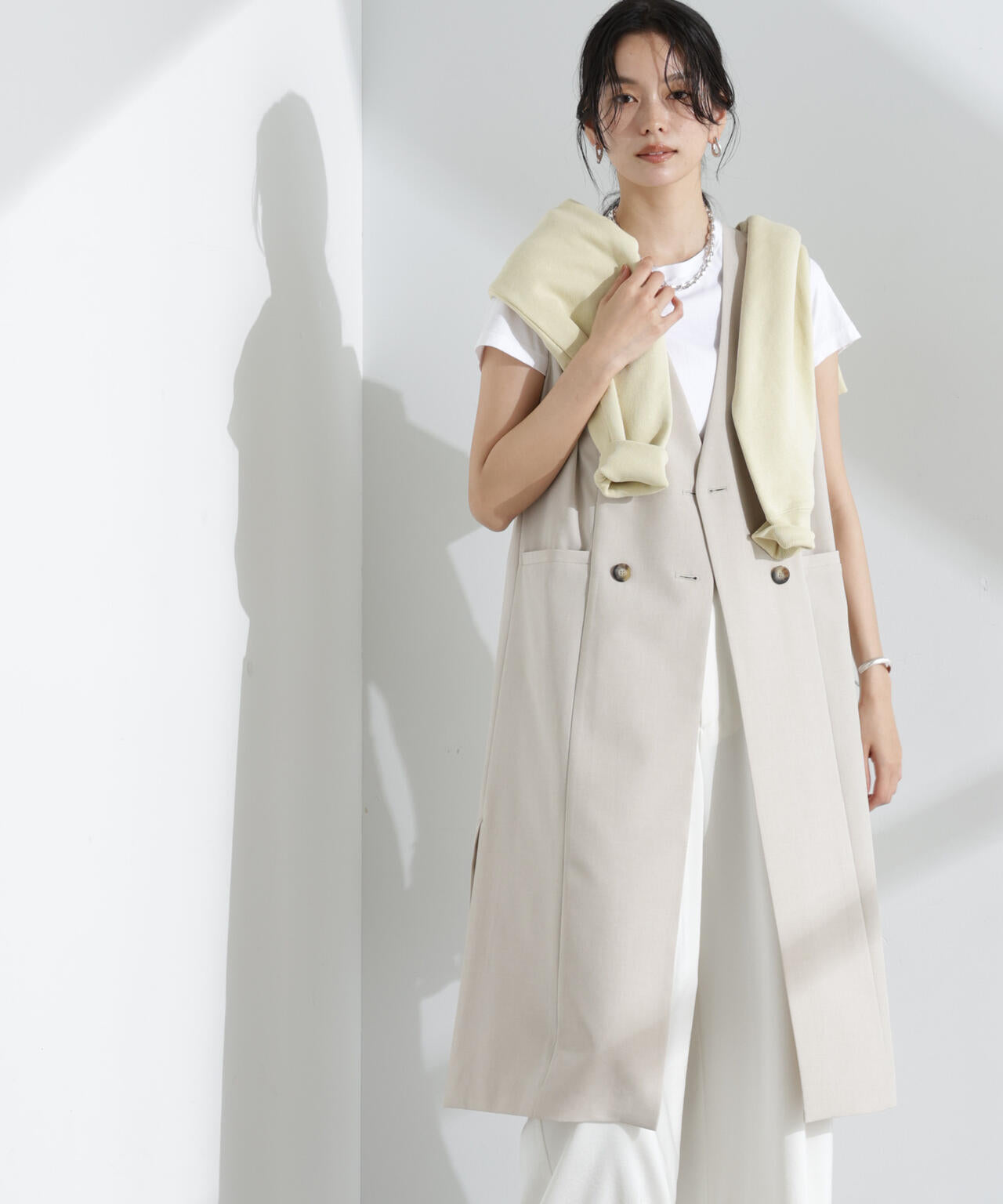 ライトファンクション ロングダブルジレ(セットアップ可) 6695116301