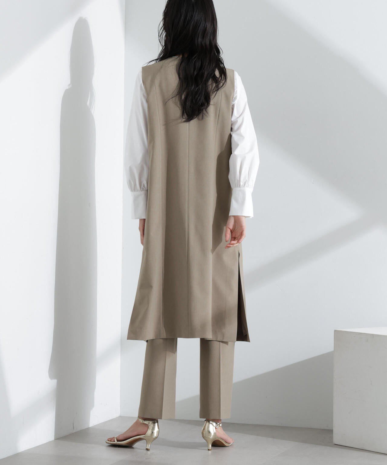 ライトファンクション ロングダブルジレ(セットアップ可) 6695116301