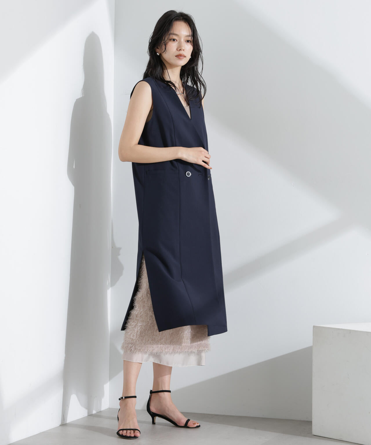 ライトファンクション ロングダブルジレ(セットアップ可) 6695116301