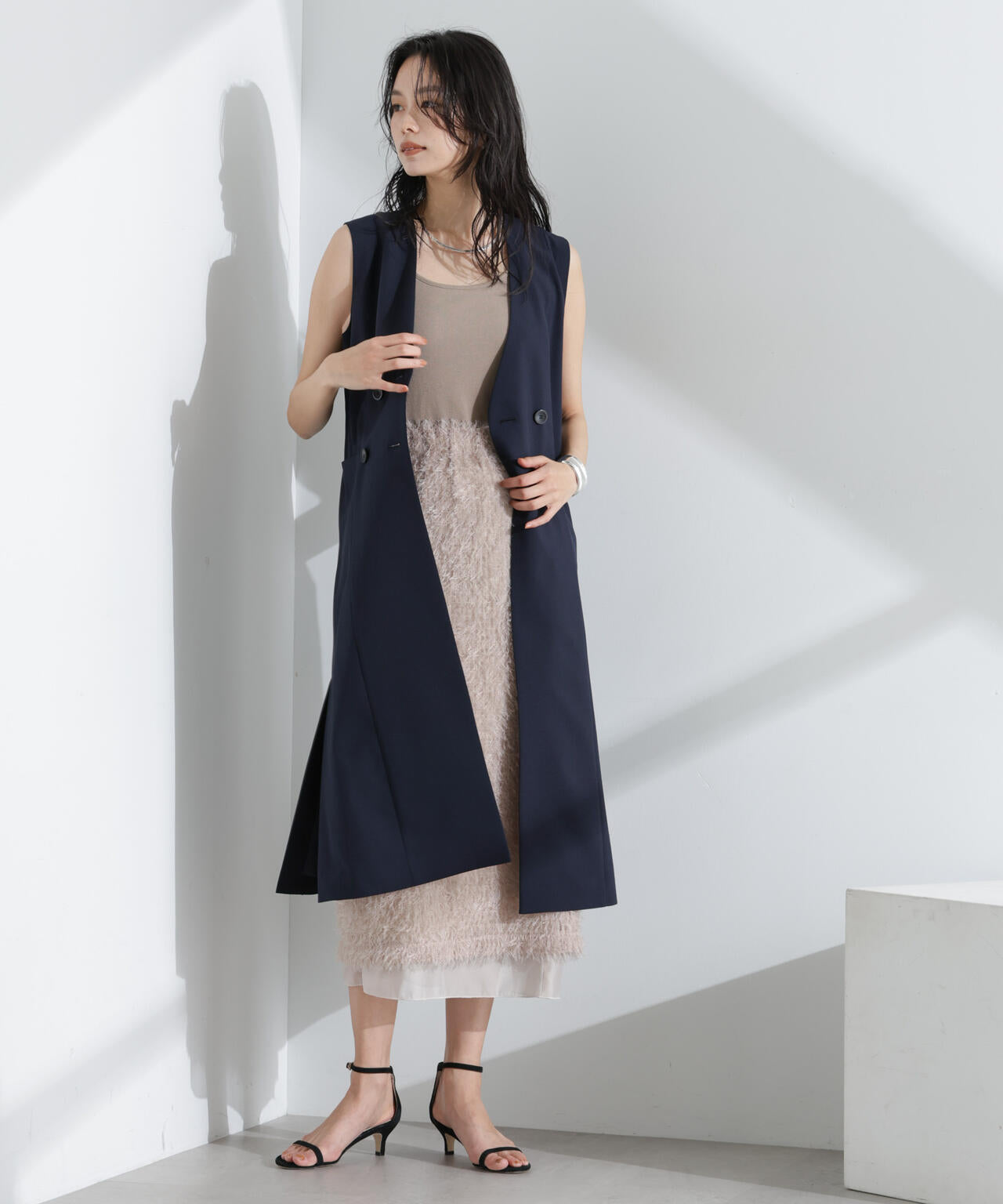 ライトファンクション ロングダブルジレ(セットアップ可) 6695116301