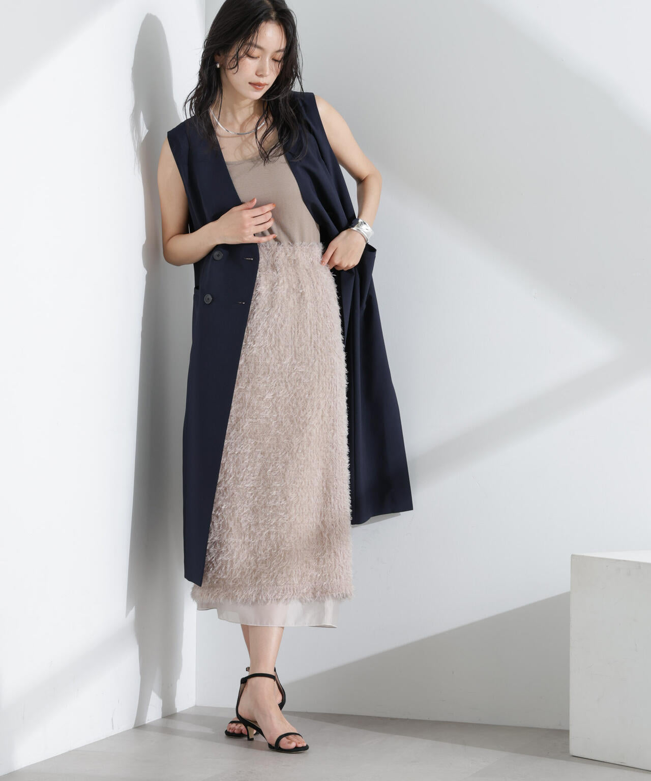 ライトファンクション ロングダブルジレ(セットアップ可) 6695116301