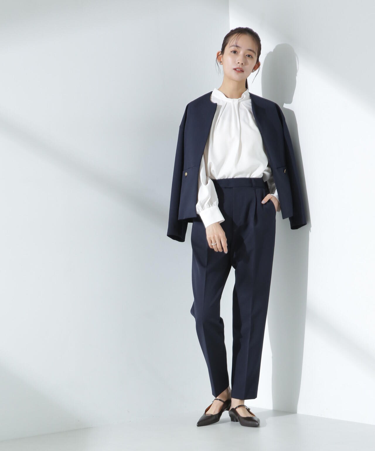 デイリーファンクション ノーカラージャケット(セットアップ可) 6695116303