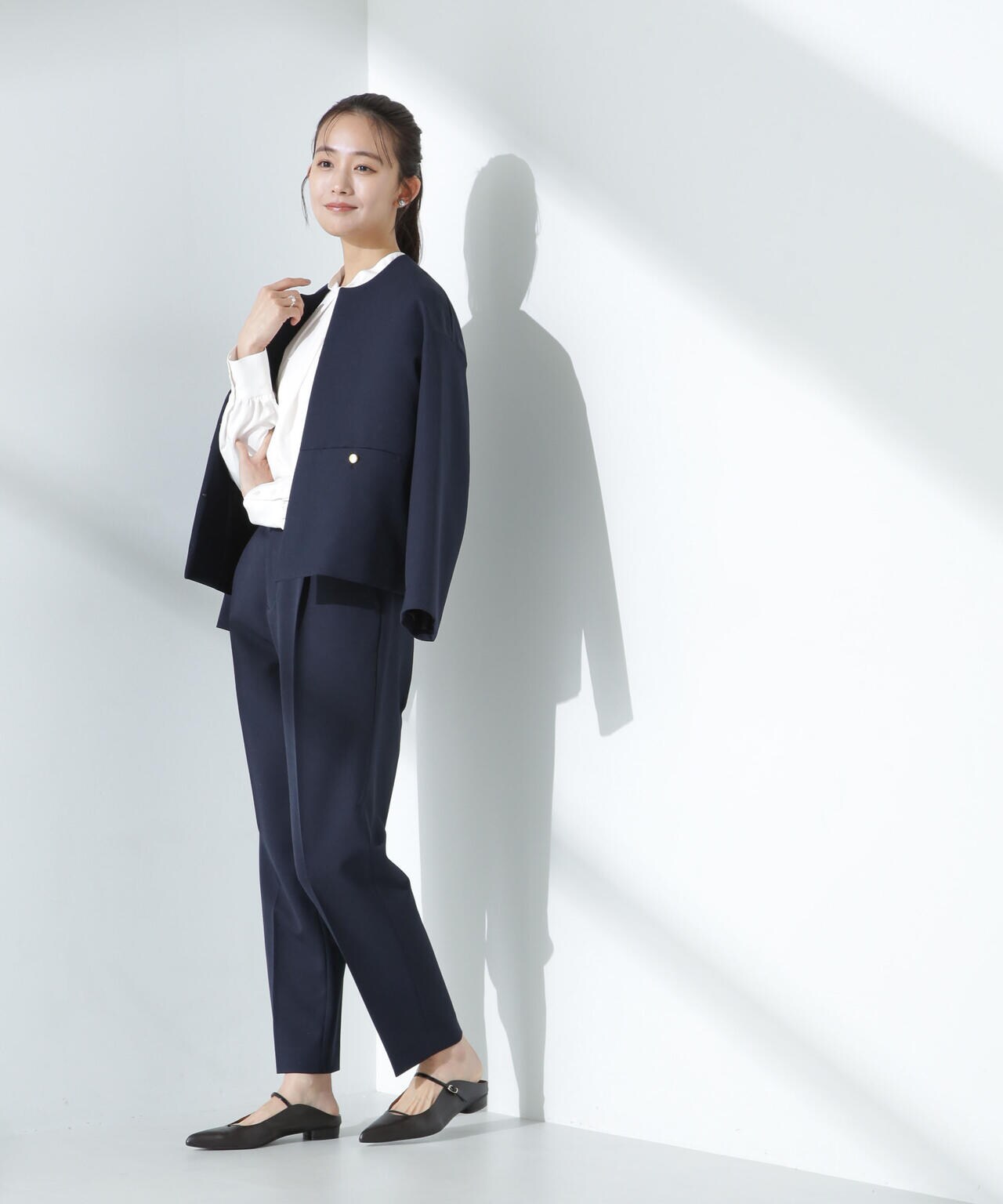 デイリーファンクション ノーカラージャケット(セットアップ可) 6695116303