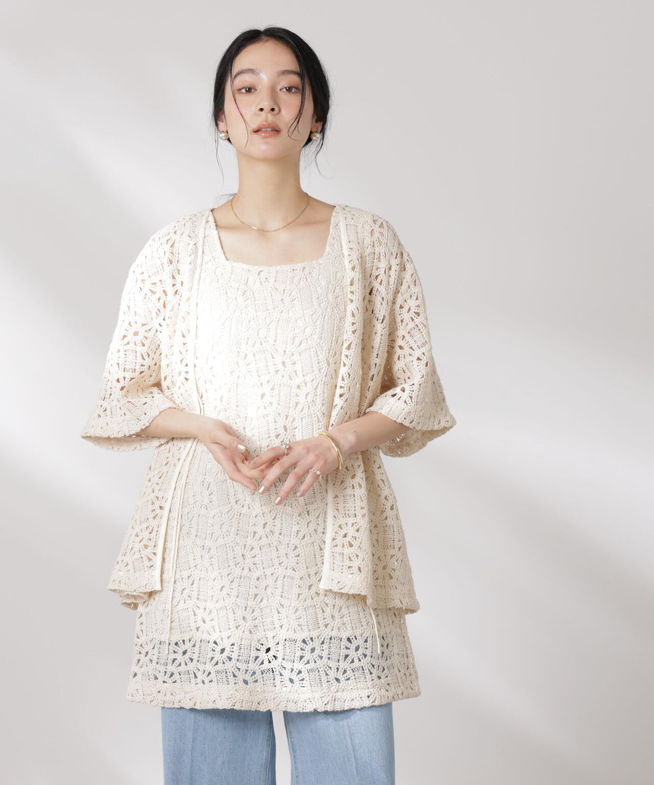 コットンコードレースジャケット(セットアップ可) 6695116314