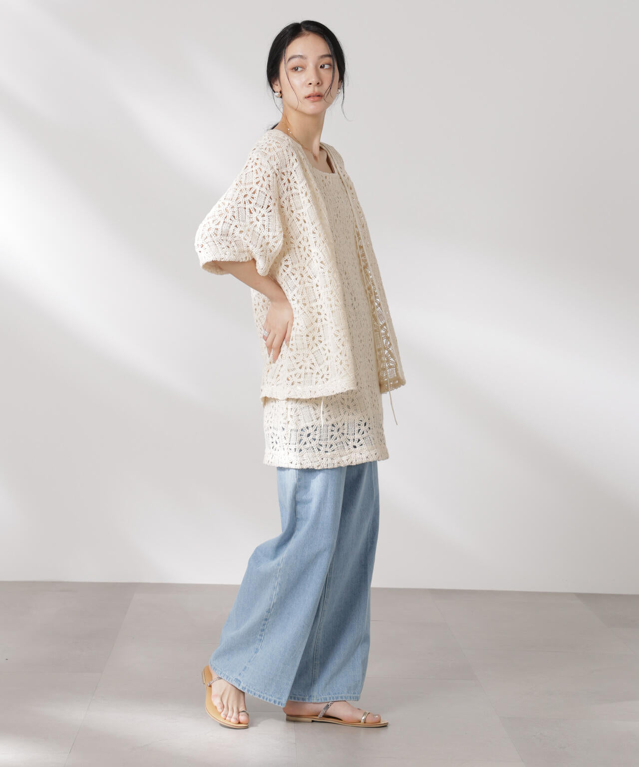 コットンコードレースジャケット(セットアップ可) 6695116314