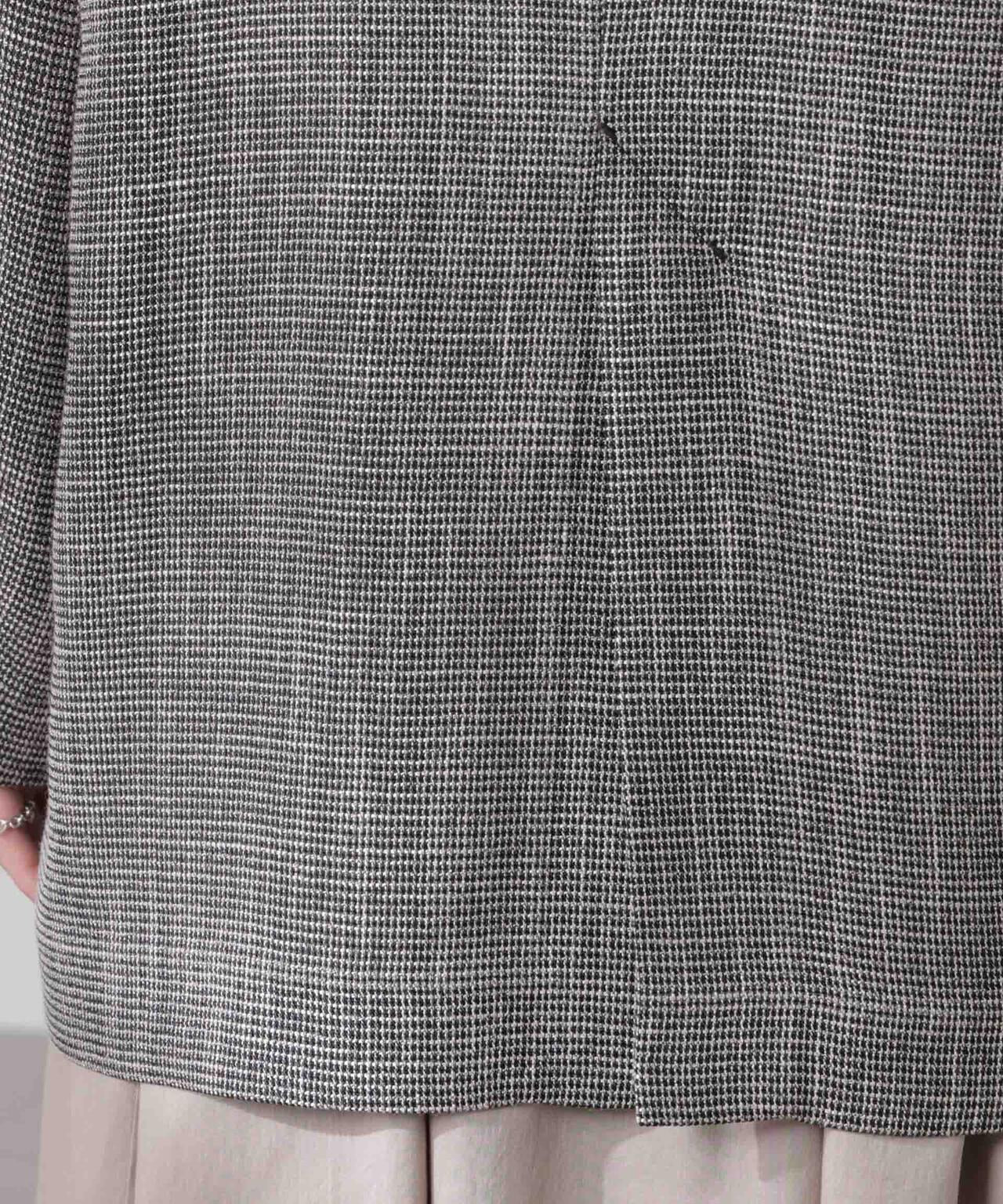 カラミ織りシングルジャケット 6695116317