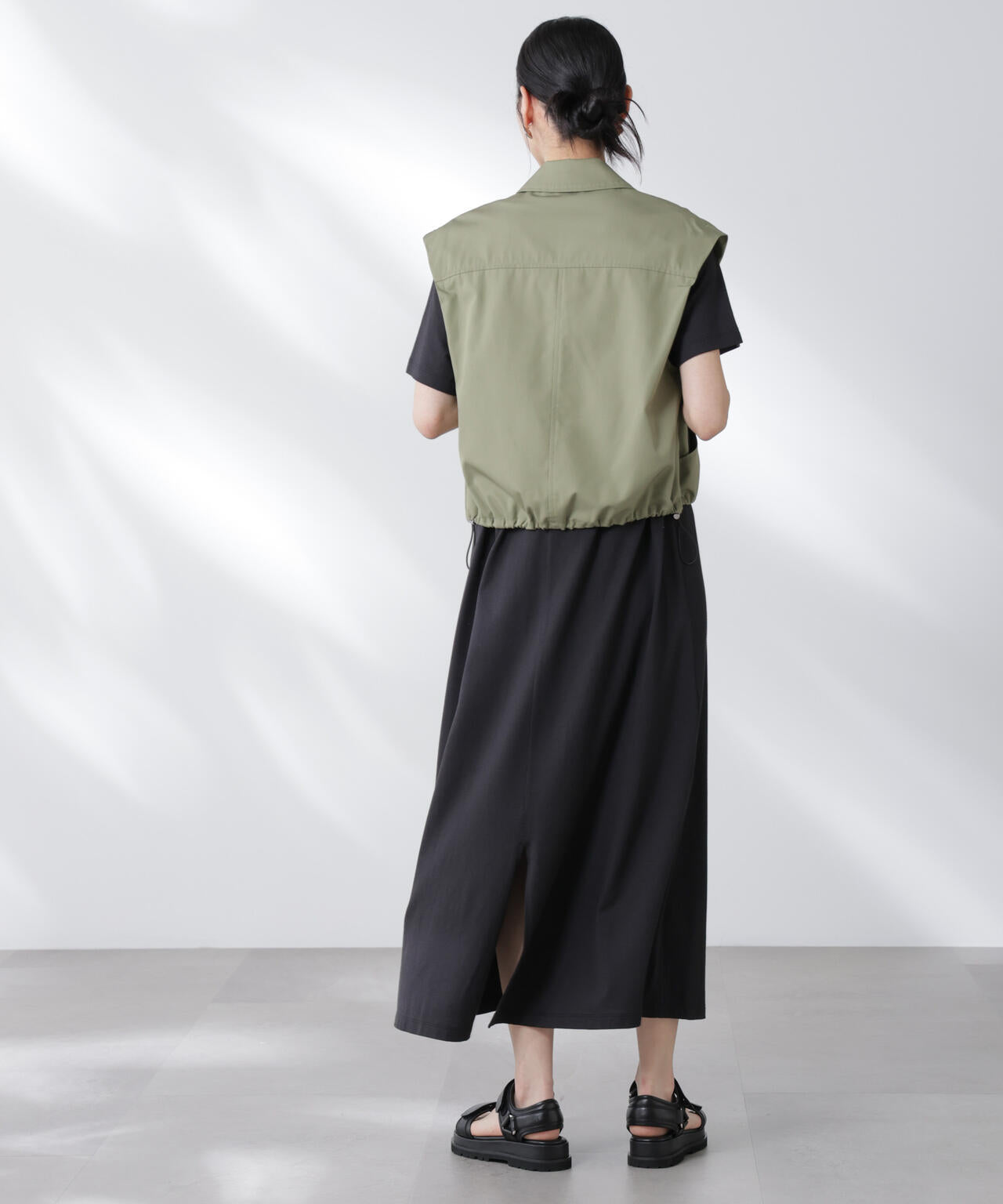 Anti Soaked(R) 汗染み防止フレアワンピース 6695119304