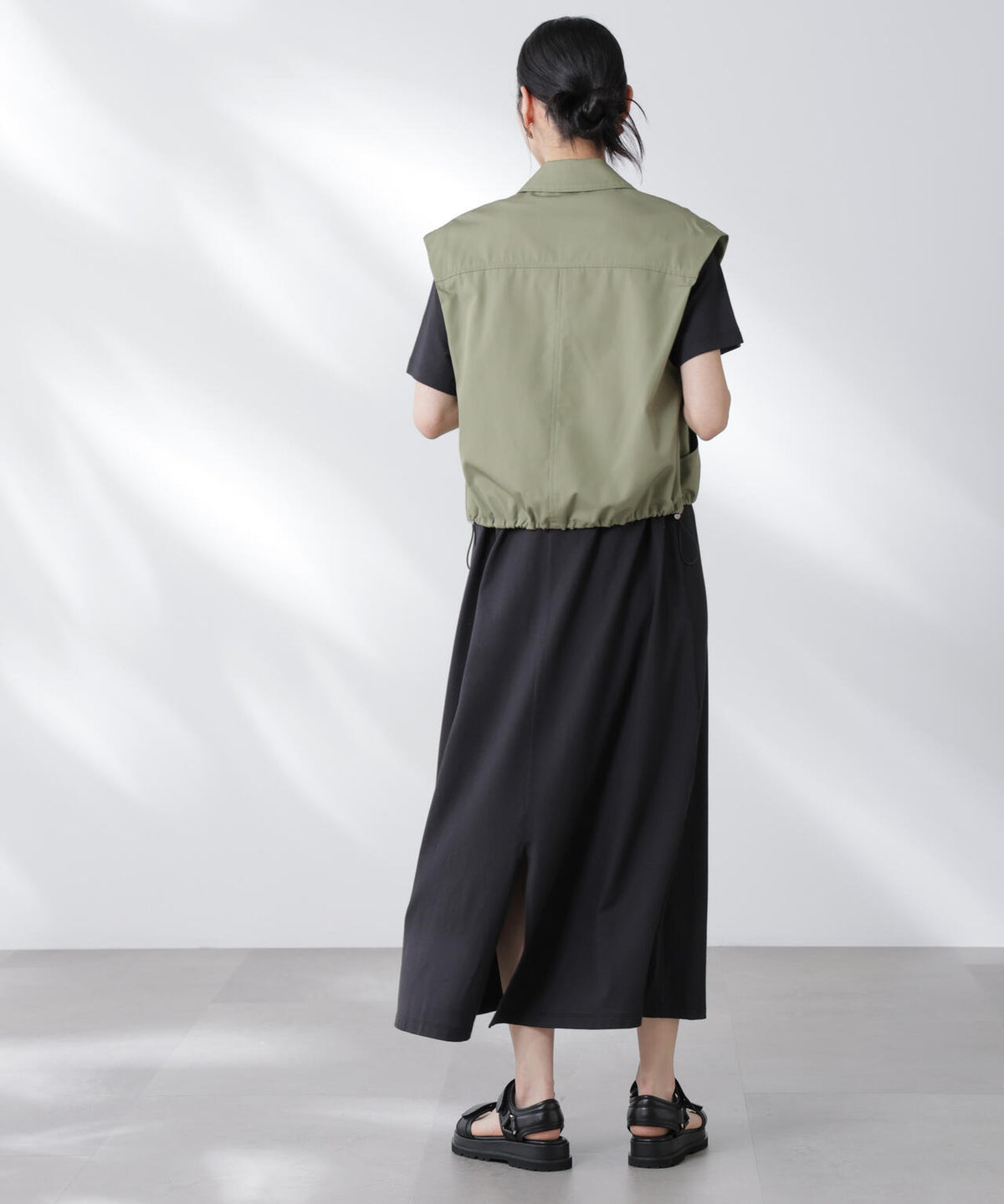 Anti Soaked(R) 汗染み防止フレアワンピース 6695119304