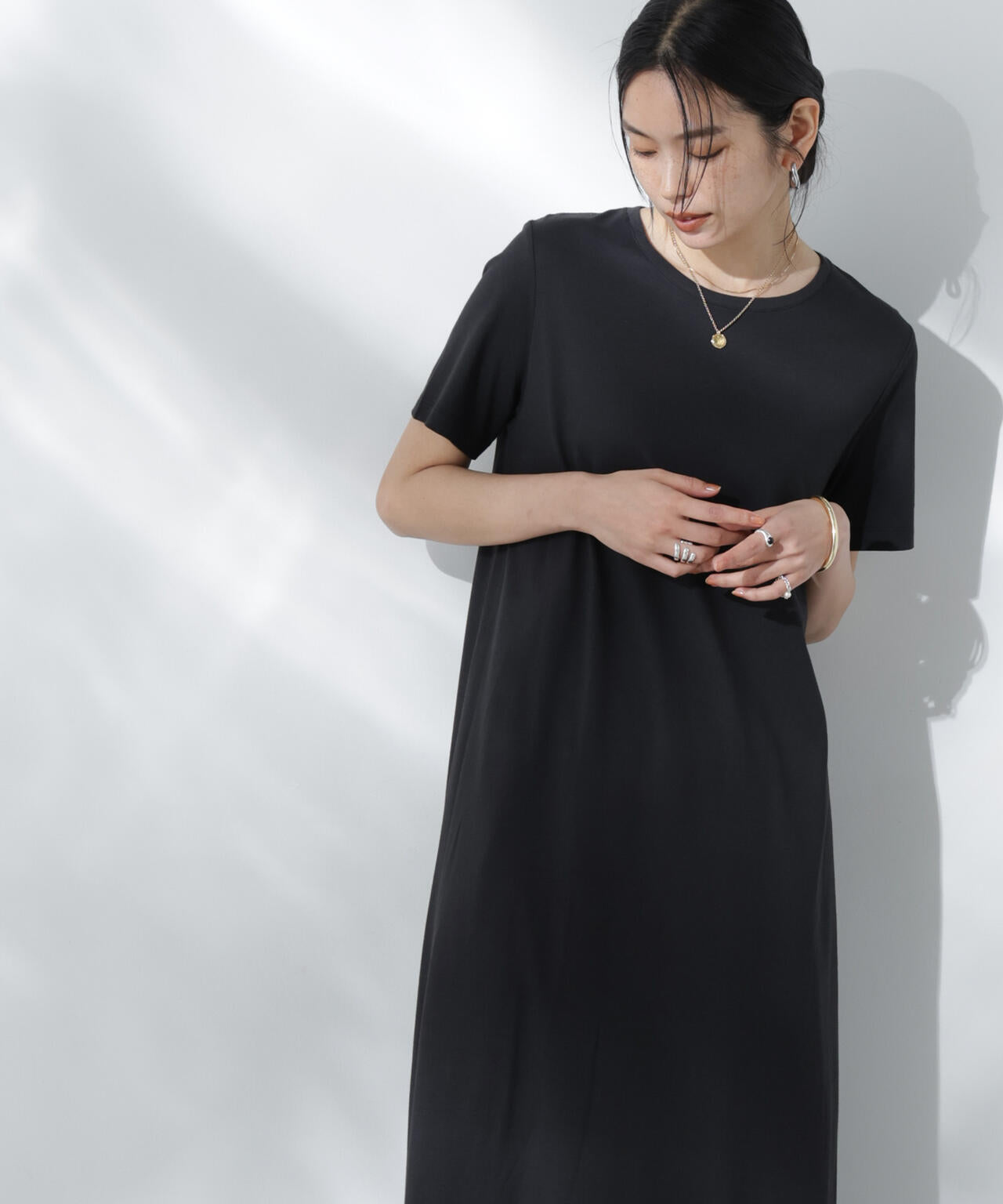 Anti Soaked(R) 汗染み防止フレアワンピース 6695119304