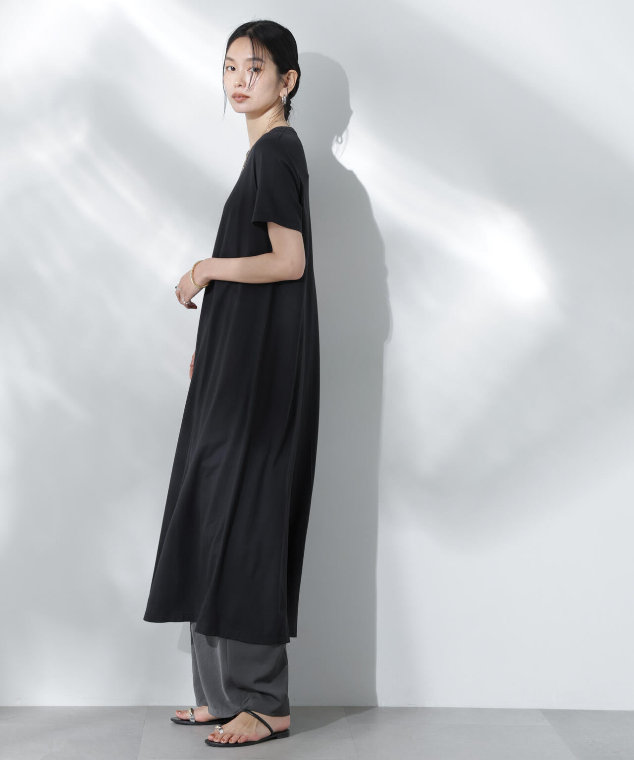 Anti Soaked(R) 汗染み防止フレアワンピース 6695119304