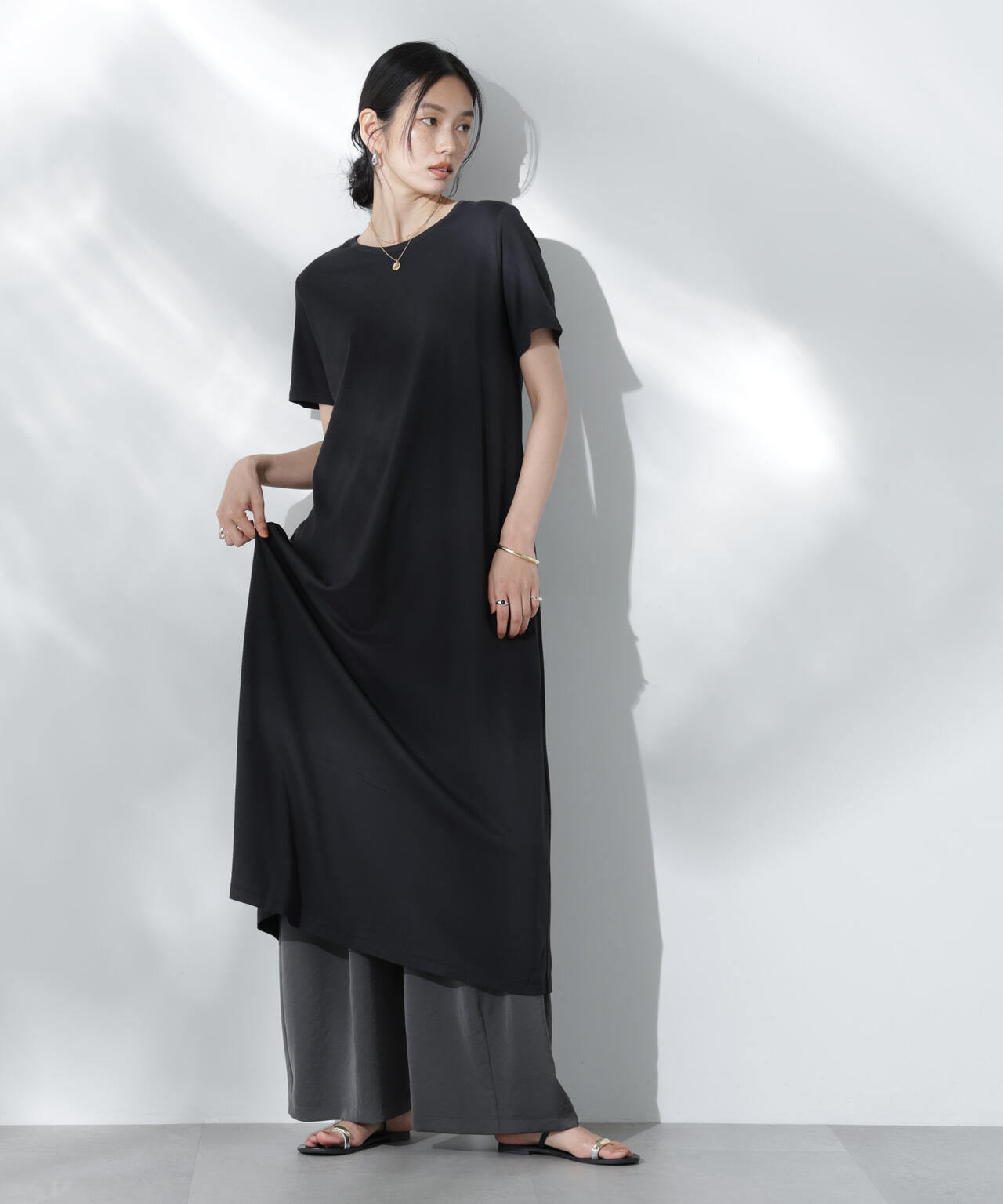 Anti Soaked(R) 汗染み防止フレアワンピース 6695119304