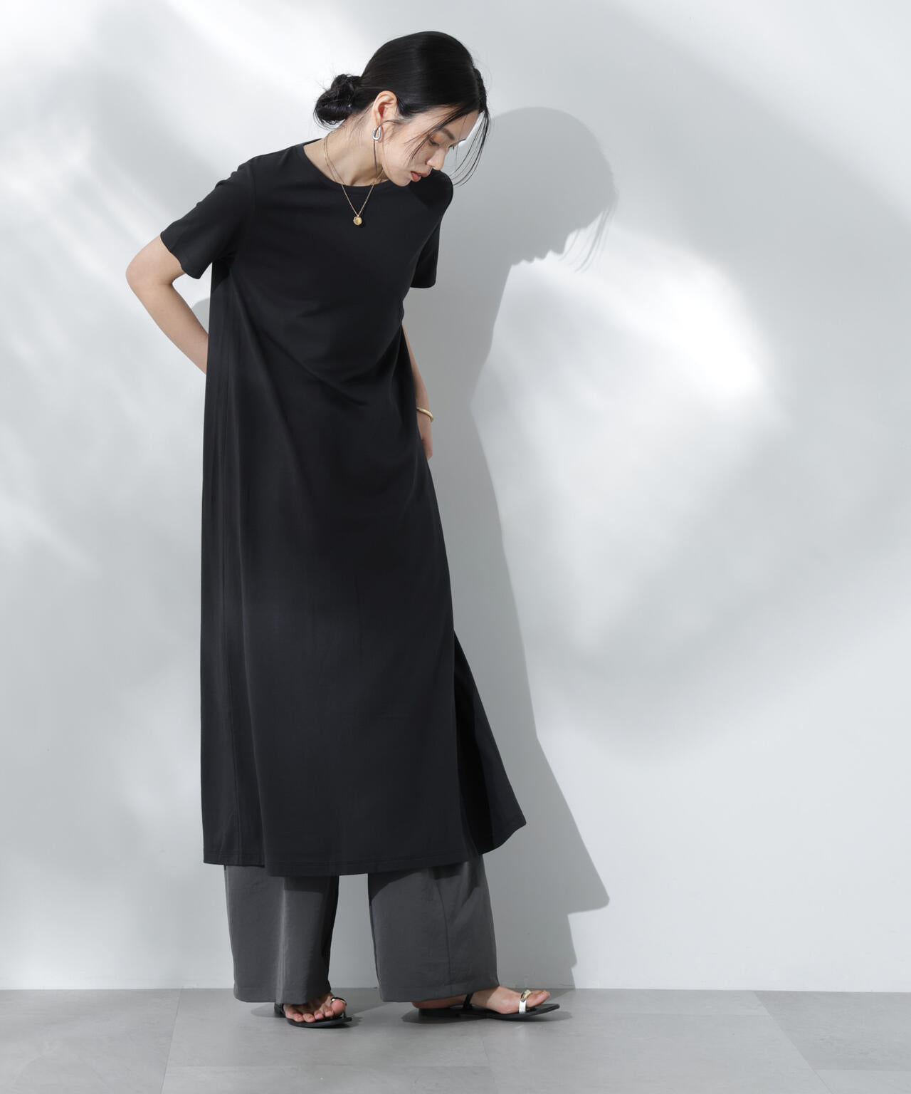 Anti Soaked(R) 汗染み防止フレアワンピース 6695119304