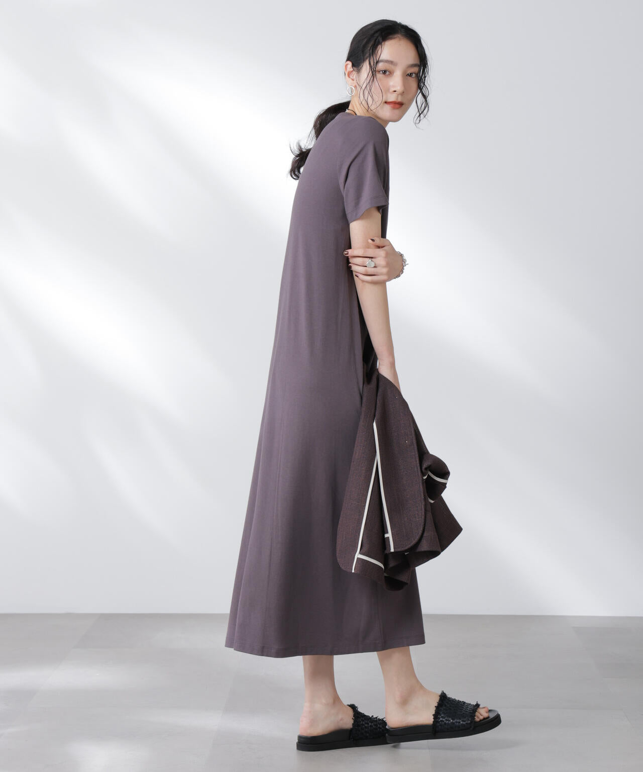 Anti Soaked(R) 汗染み防止フレアワンピース 6695119304