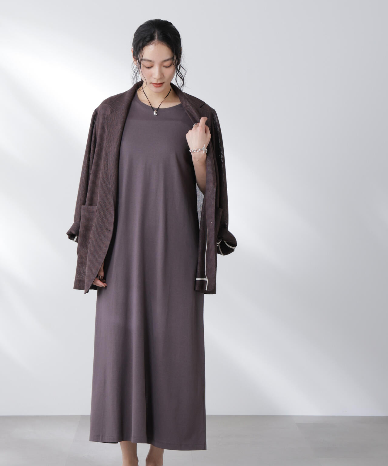 Anti Soaked(R) 汗染み防止フレアワンピース 6695119304