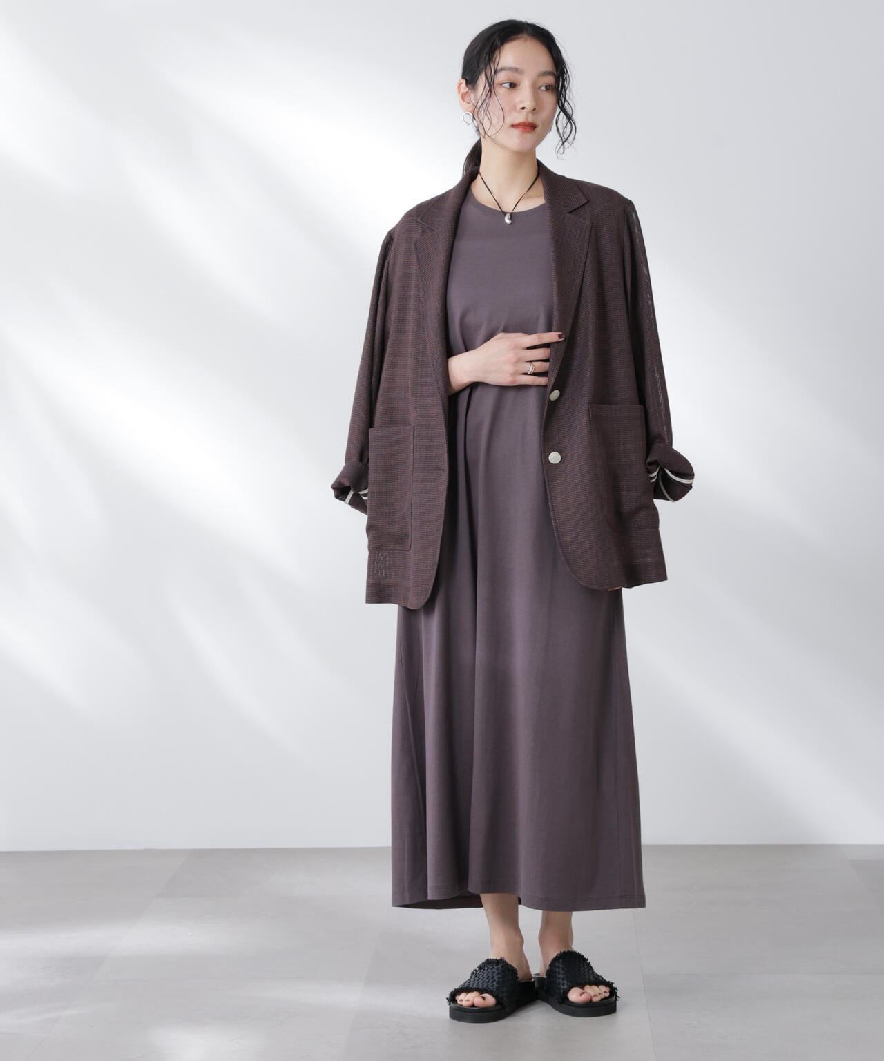 Anti Soaked(R) 汗染み防止フレアワンピース 6695119304