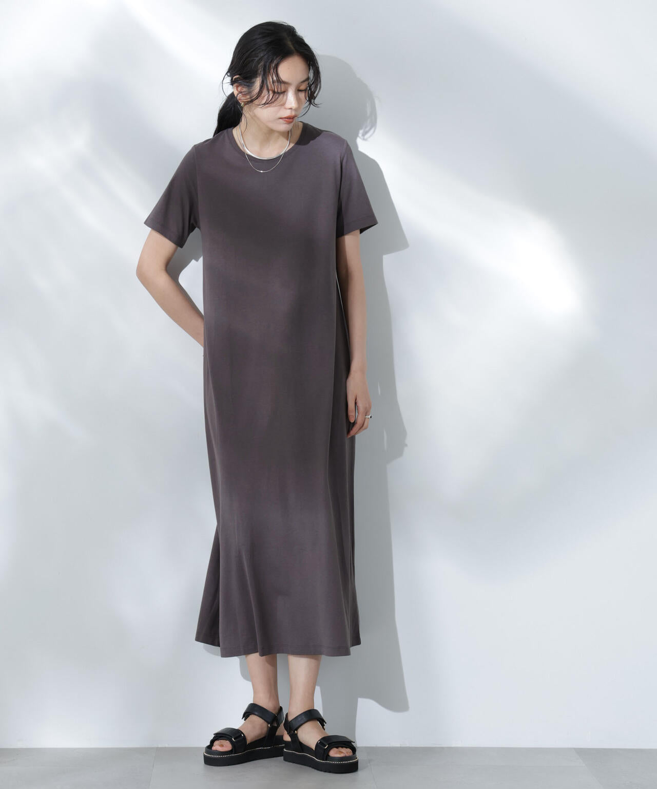 Anti Soaked(R) 汗染み防止フレアワンピース 6695119304