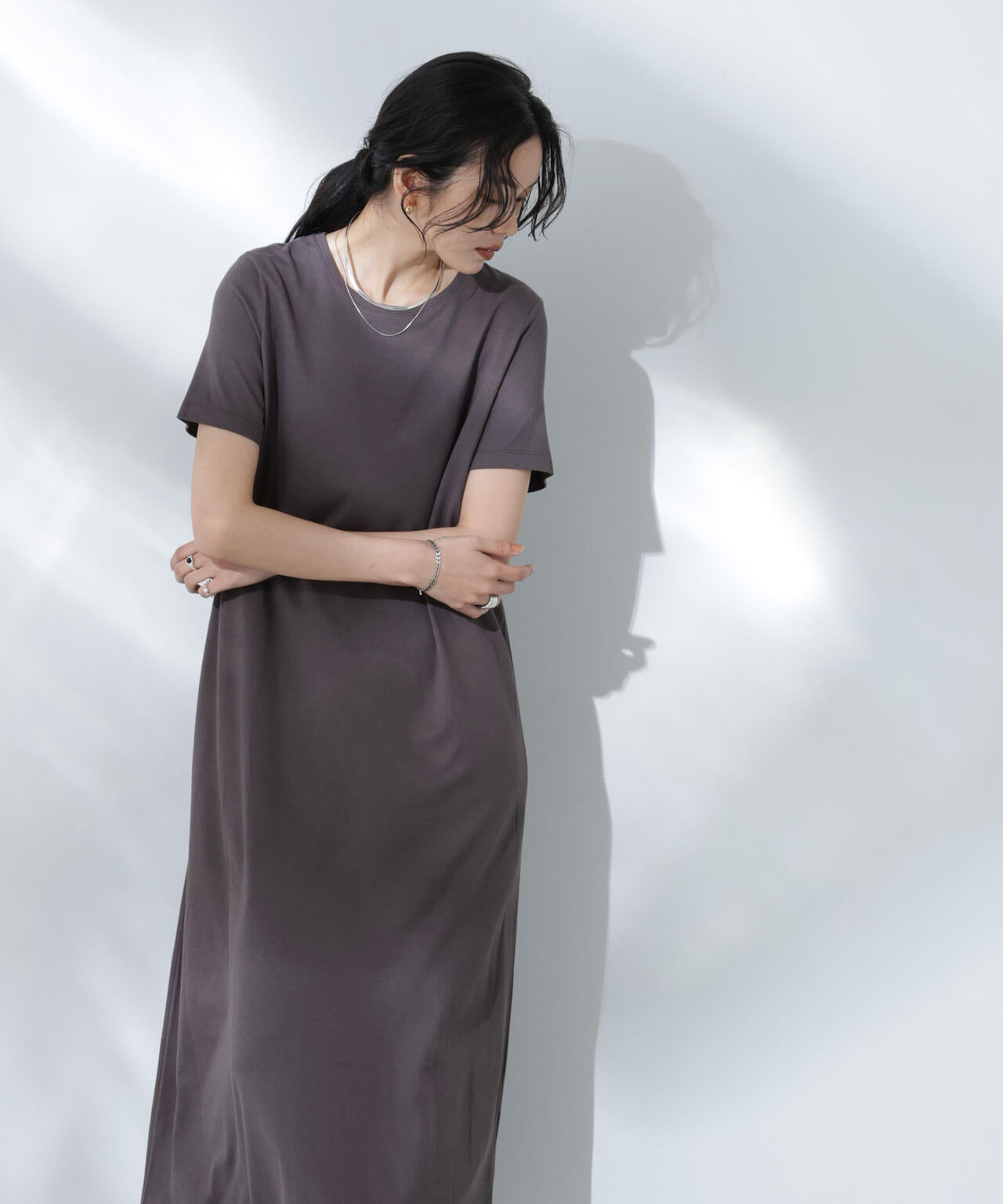 Anti Soaked(R) 汗染み防止フレアワンピース 6695119304