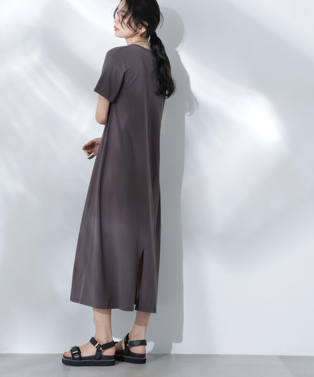 Anti Soaked(R) 汗染み防止フレアワンピース 6695119304