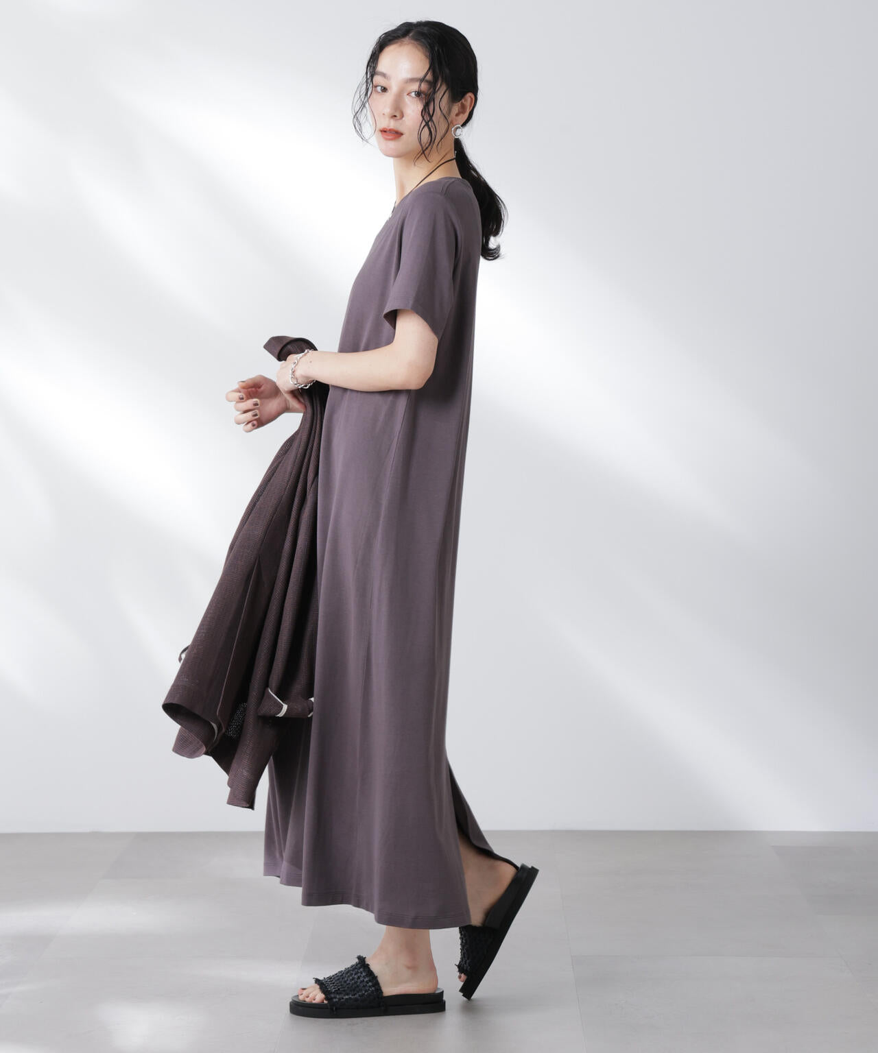 Anti Soaked(R) 汗染み防止フレアワンピース 6695119304